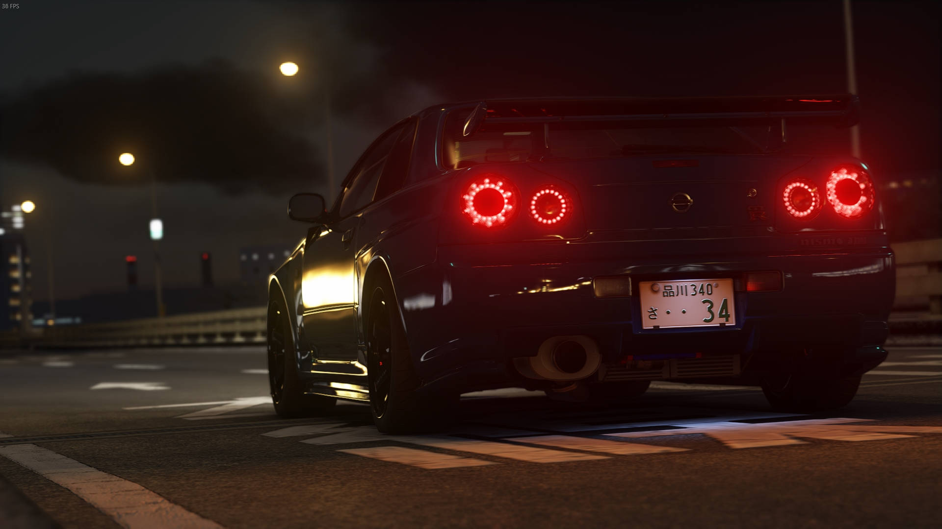 Hohtava Nissan Skyline GTR R34 Taustakuvat