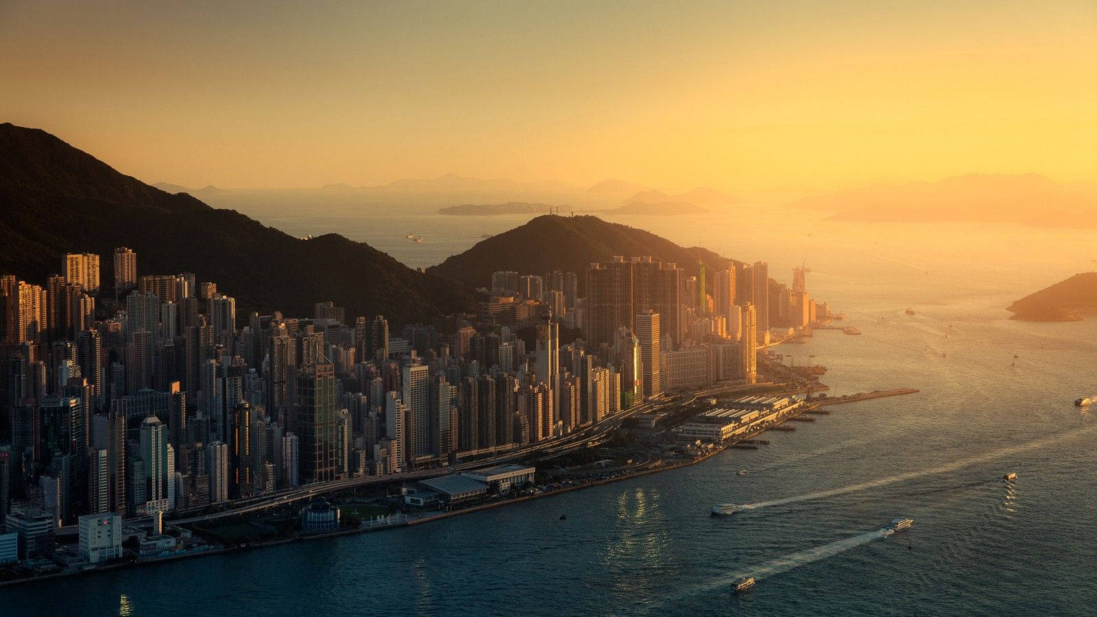 Hongkongin kaunis horisontti Taustakuvat