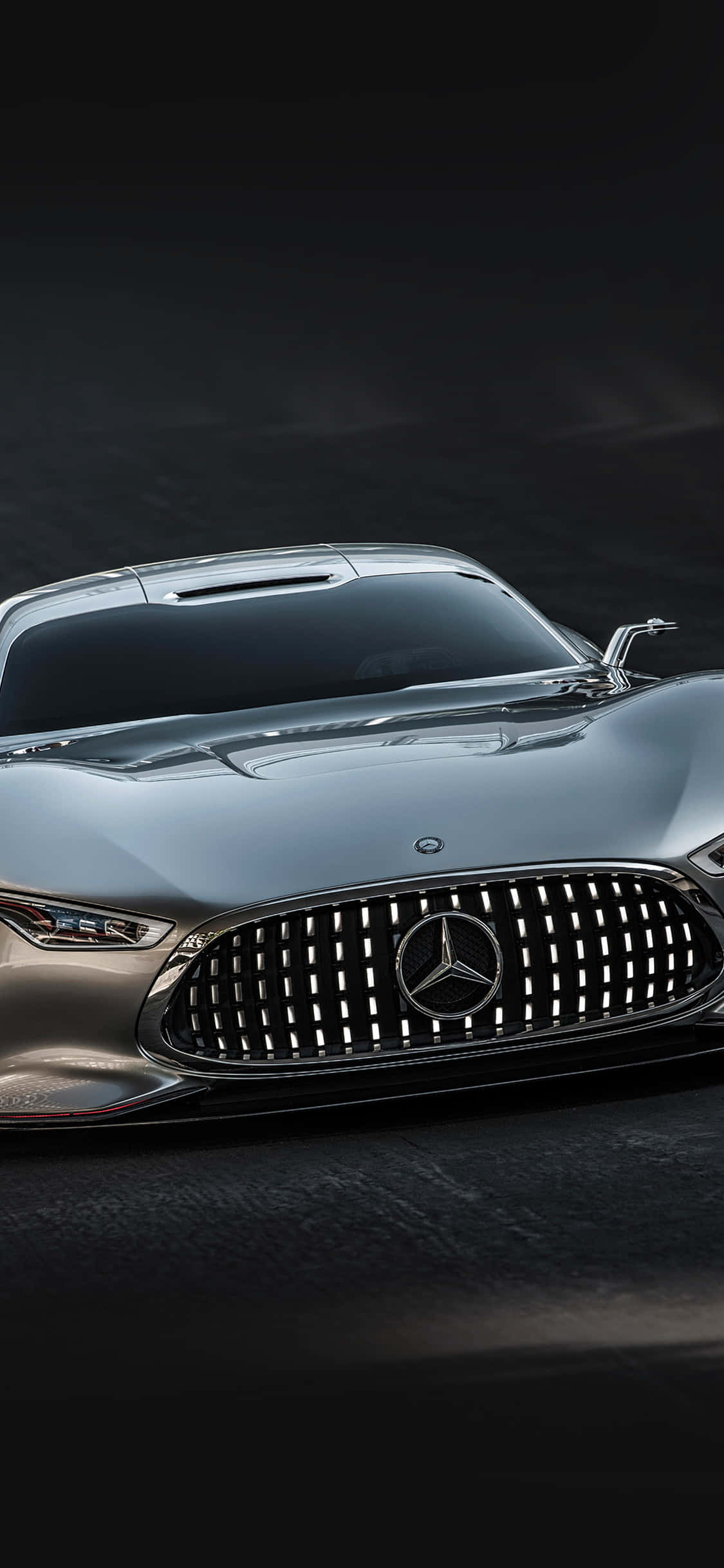 Hopea iPhone Xs Mercedes Amg -tausta heijastus Taustakuvat