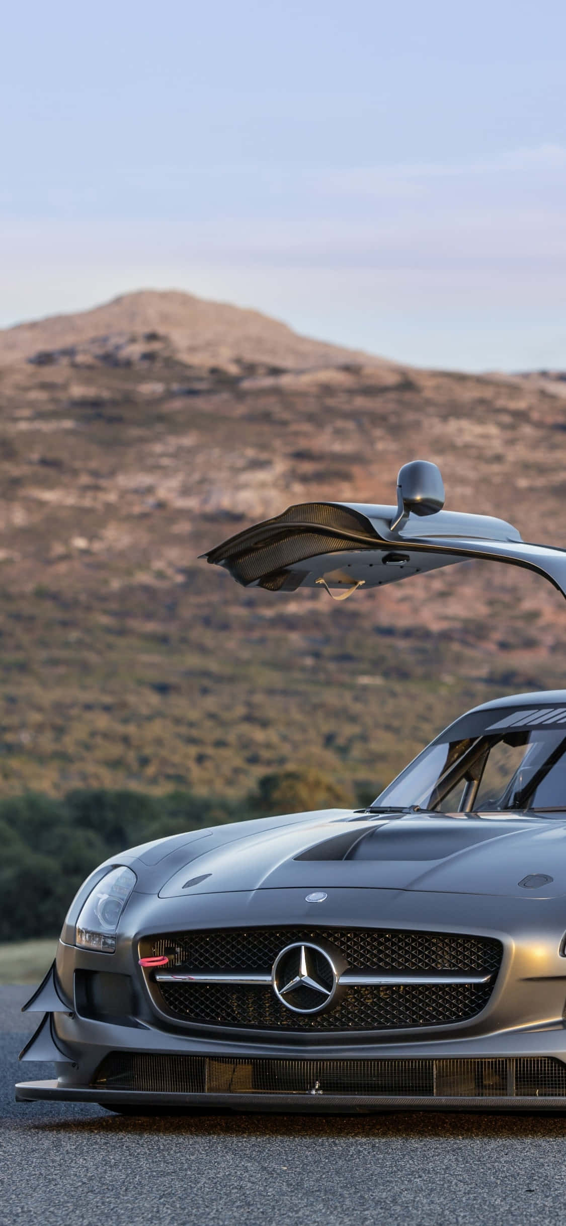 Hopea lokinsiipiovi iPhone Xs Mercedes Amg -tausta Taustakuvat