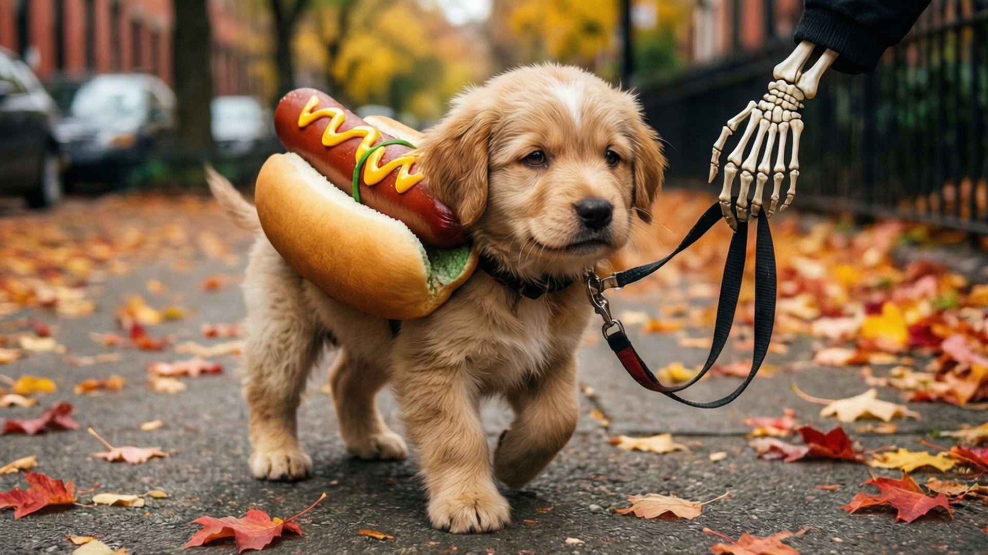 Hot Dog -pentu Halloween Taustakuvat