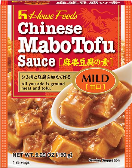 House Foods Kiinalainen Mabo Tofu -kastikepussi Taustakuvat