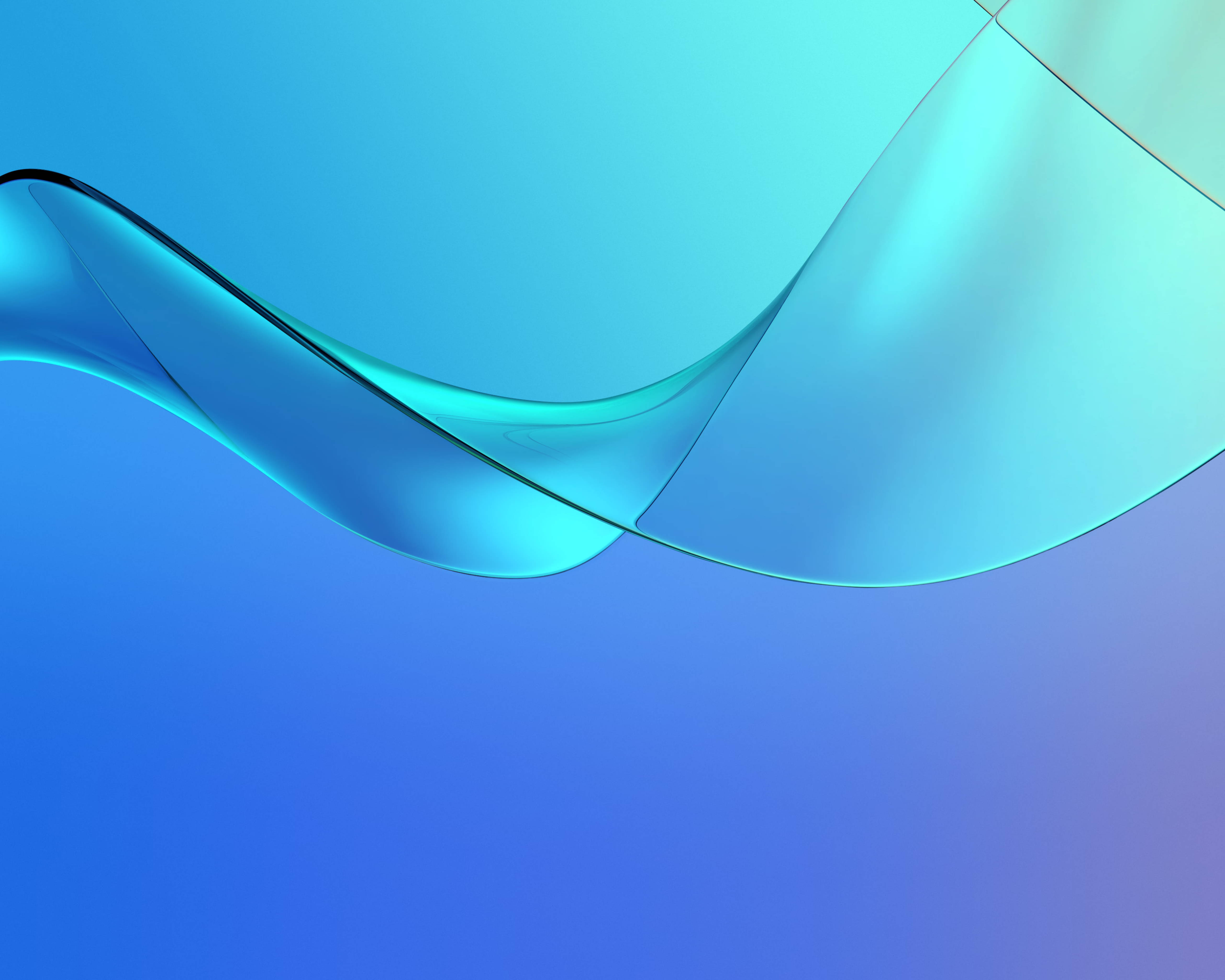 Huawei MediaPad M5 Blue Curves Taustakuvat