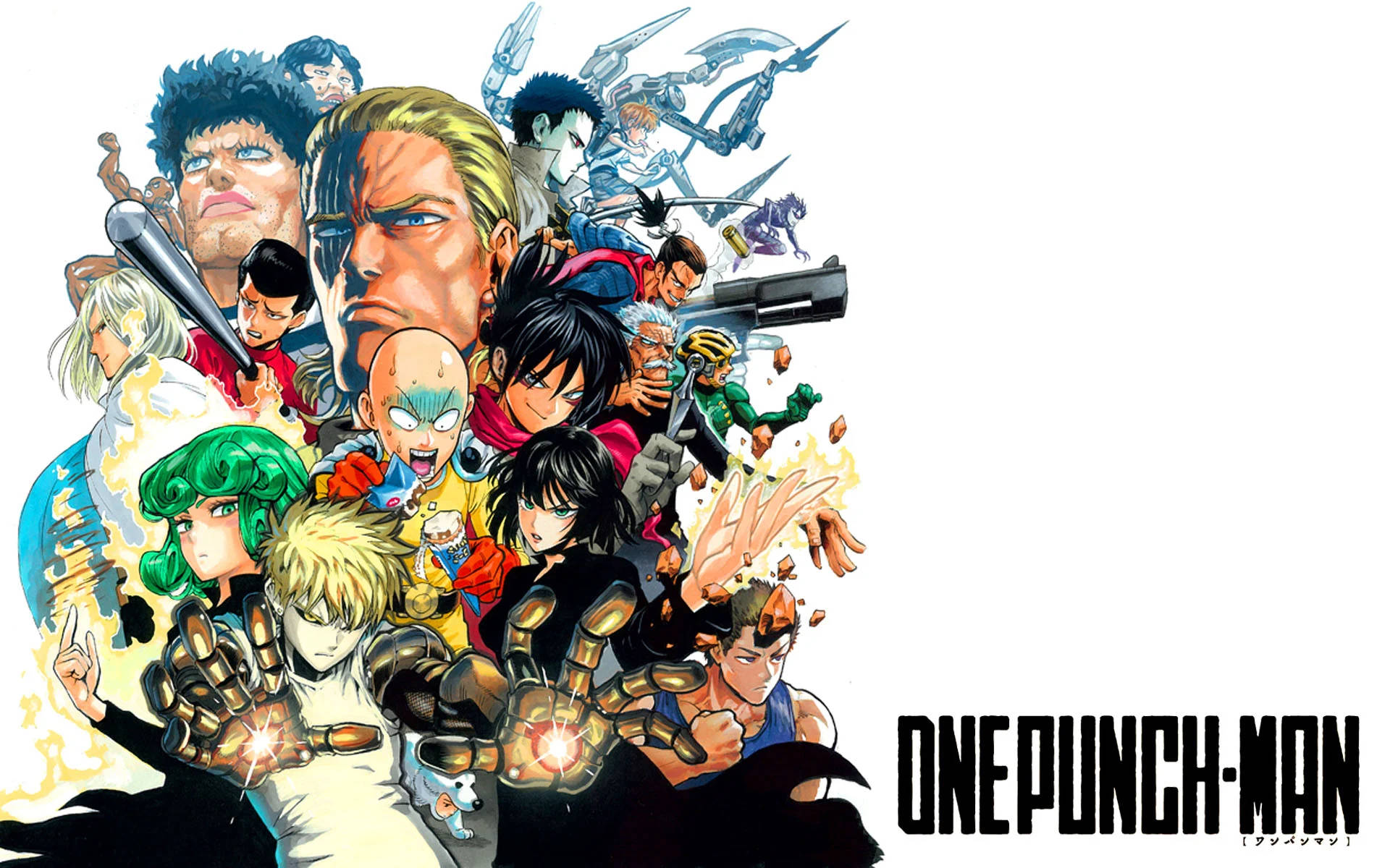 Hullu One Punch Man hauska anime Taustakuvat
