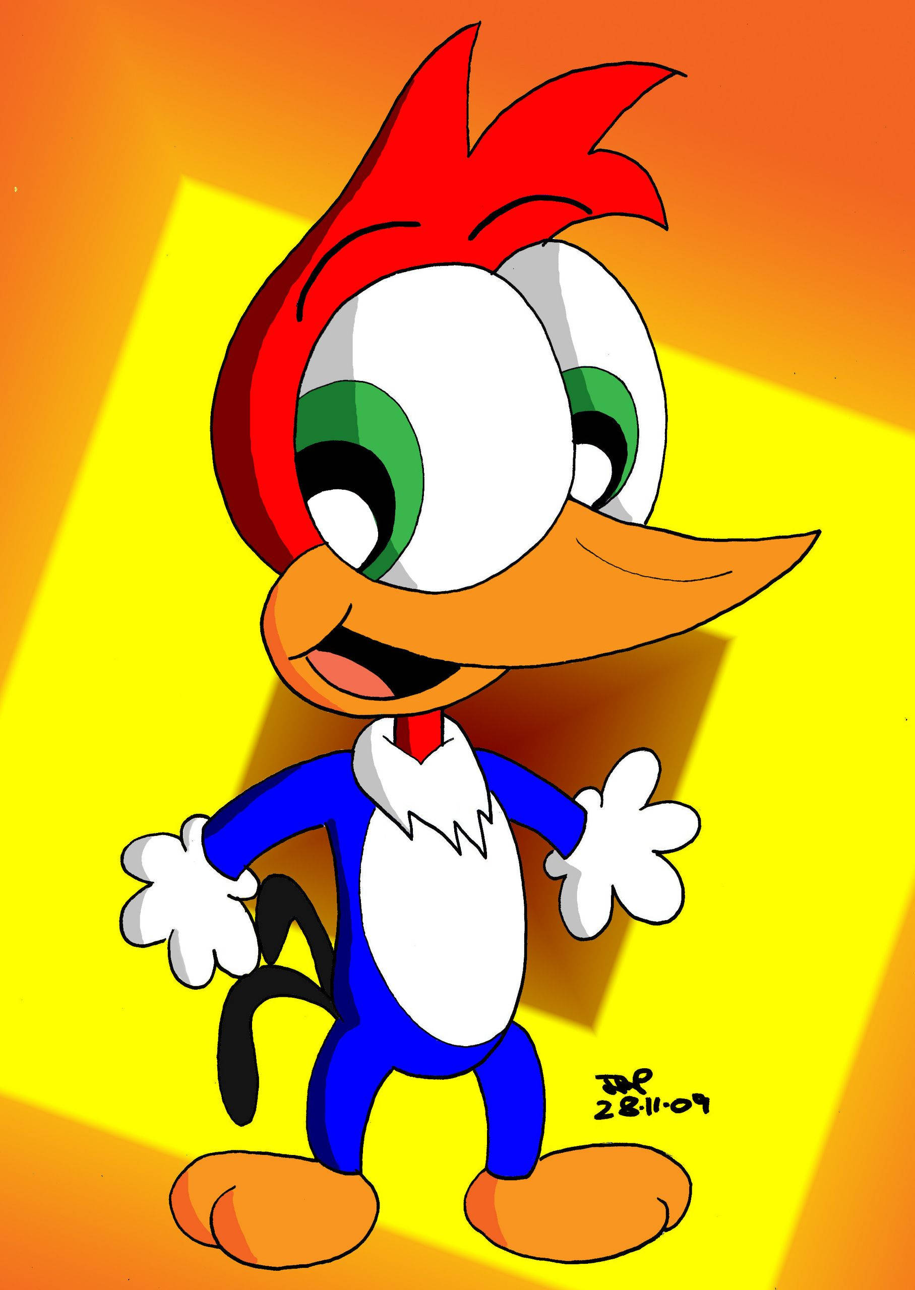 Hullunkurinen Woody Woodpecker Taustakuvat