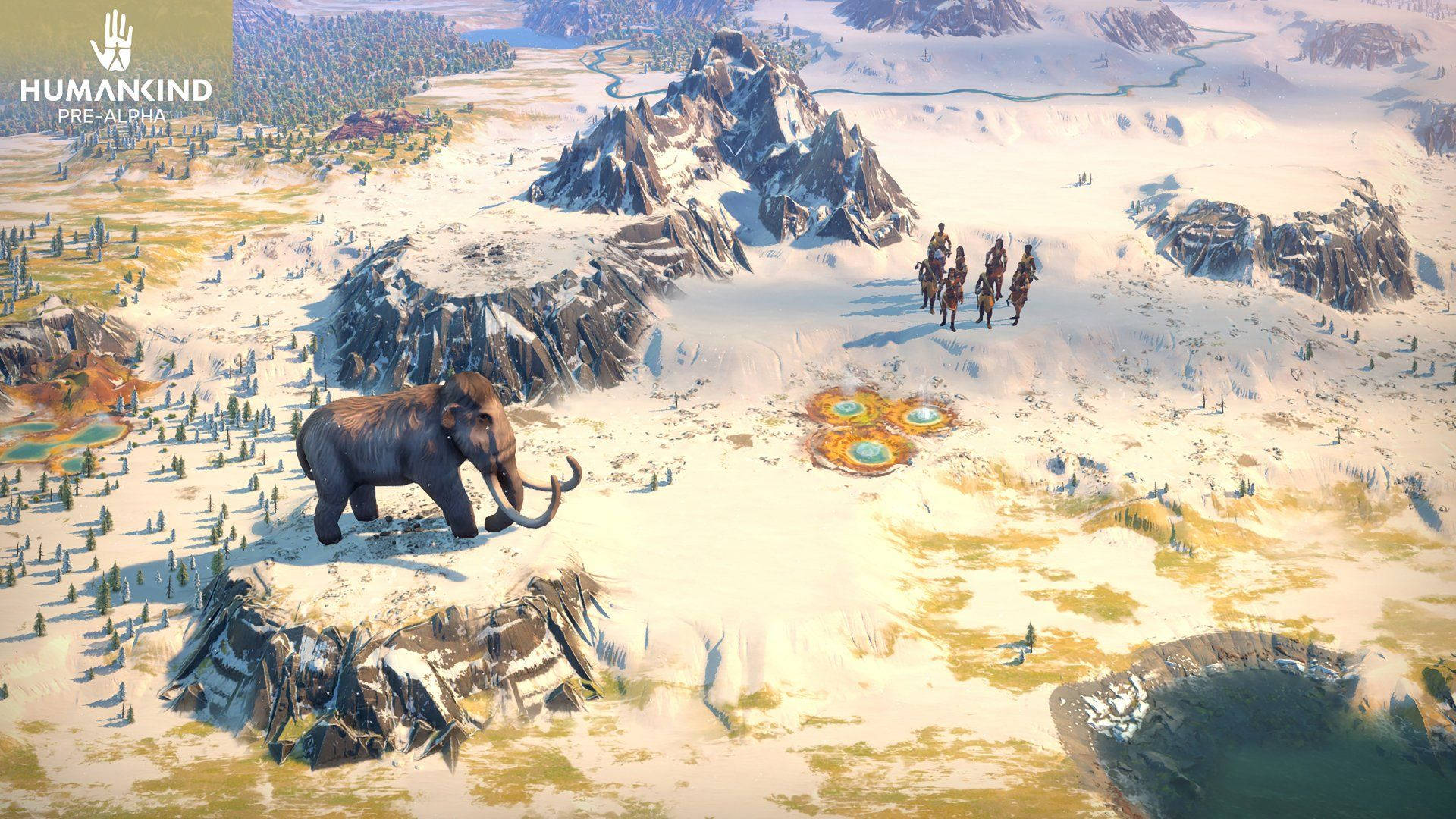 Humankind Pre-Alpha Winter Map Taustakuvat