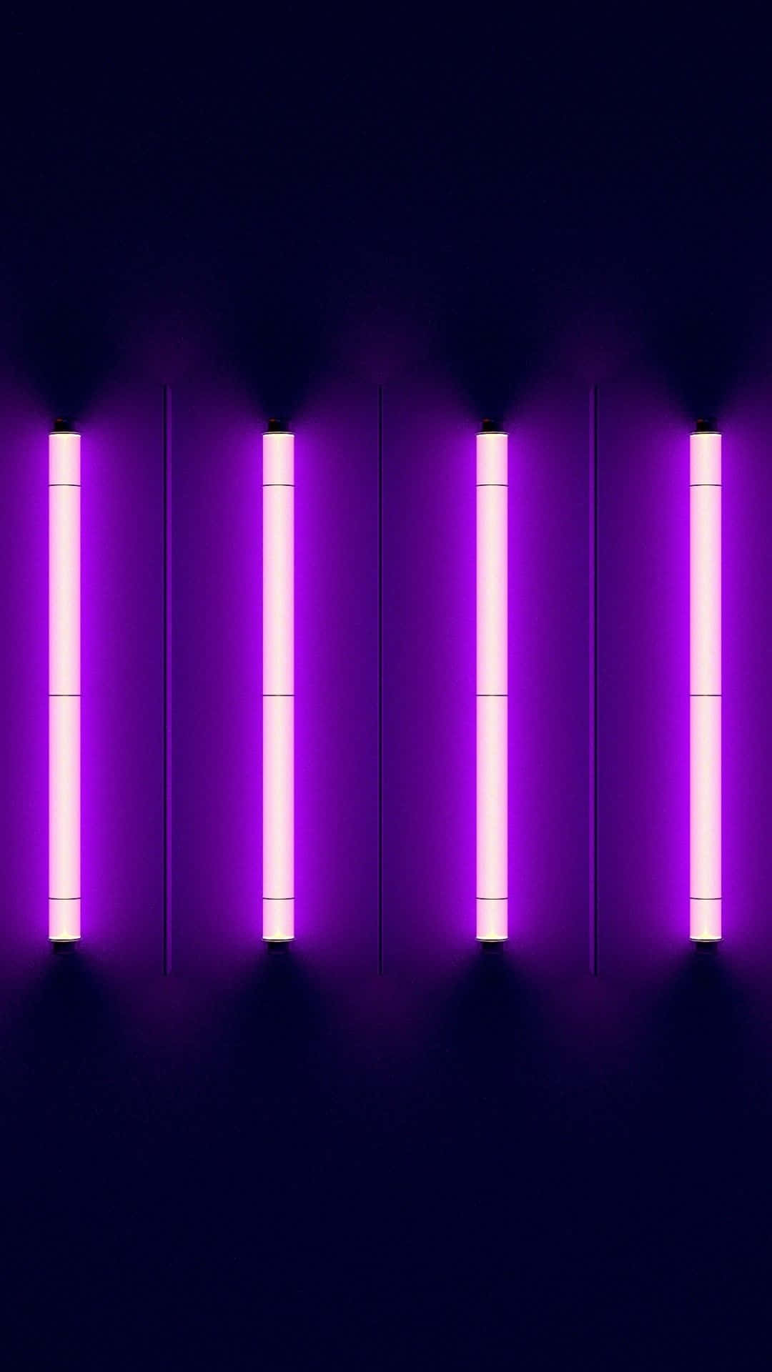 Huomiota herättävä neonvioletti tyyli Taustakuvat