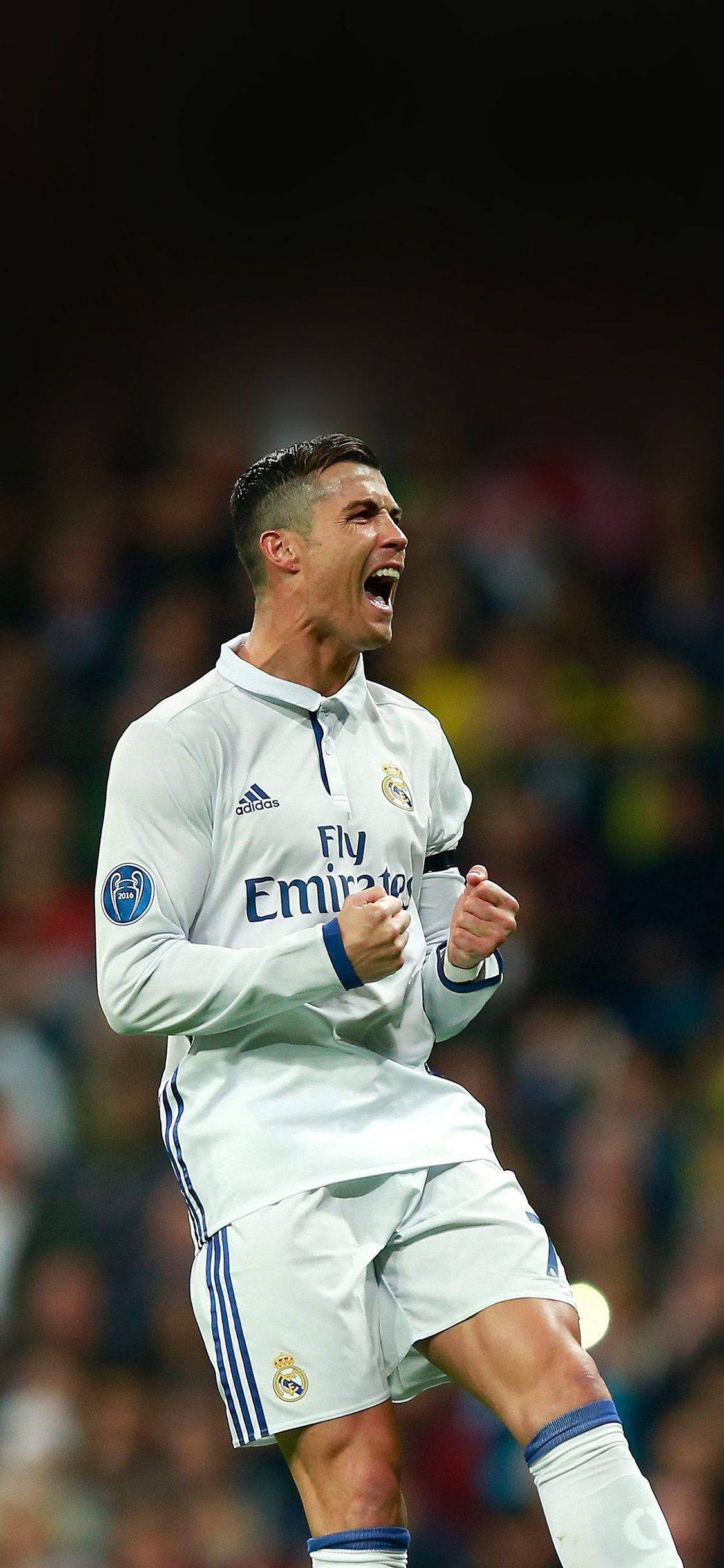 Huutava Cristiano Ronaldo iPhone Taustakuvat