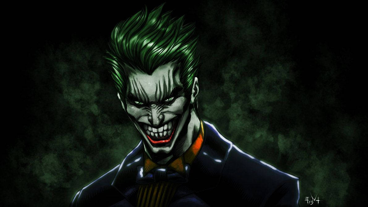 Hymyilevä Joker Digitaalinen Taide Taustakuvat
