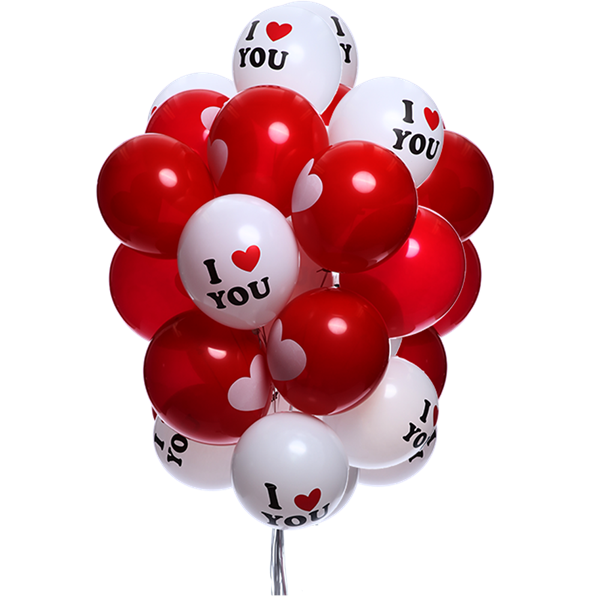 I Love You -ilmapallokimppu Taustakuvat