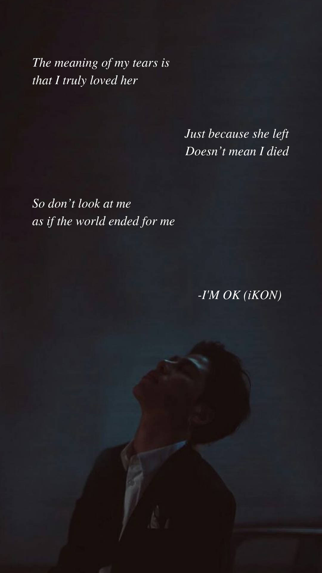 I'm Okay iKON Sanoitukset Taustakuvat
