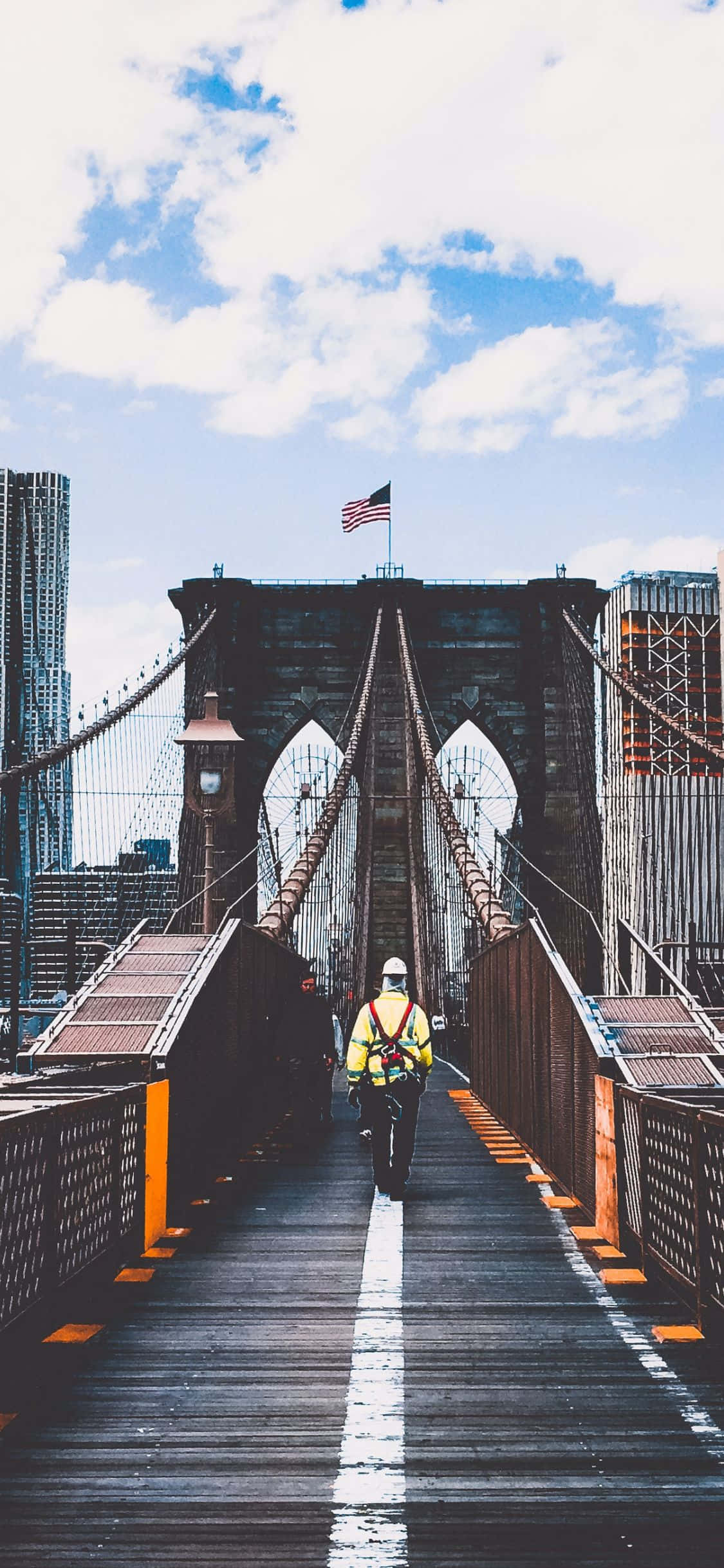 Ihaile New Yorkin siluettia iPhone X:llä Taustakuvat