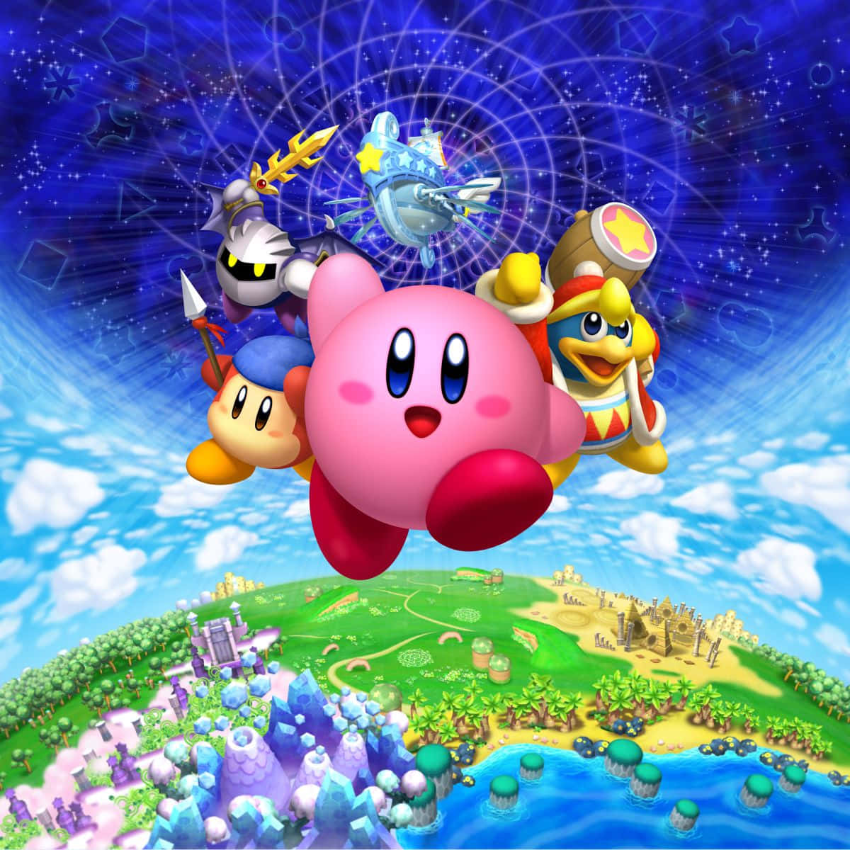 Ihastuttava Kirby esittelee isoa hymyään! Taustakuvat