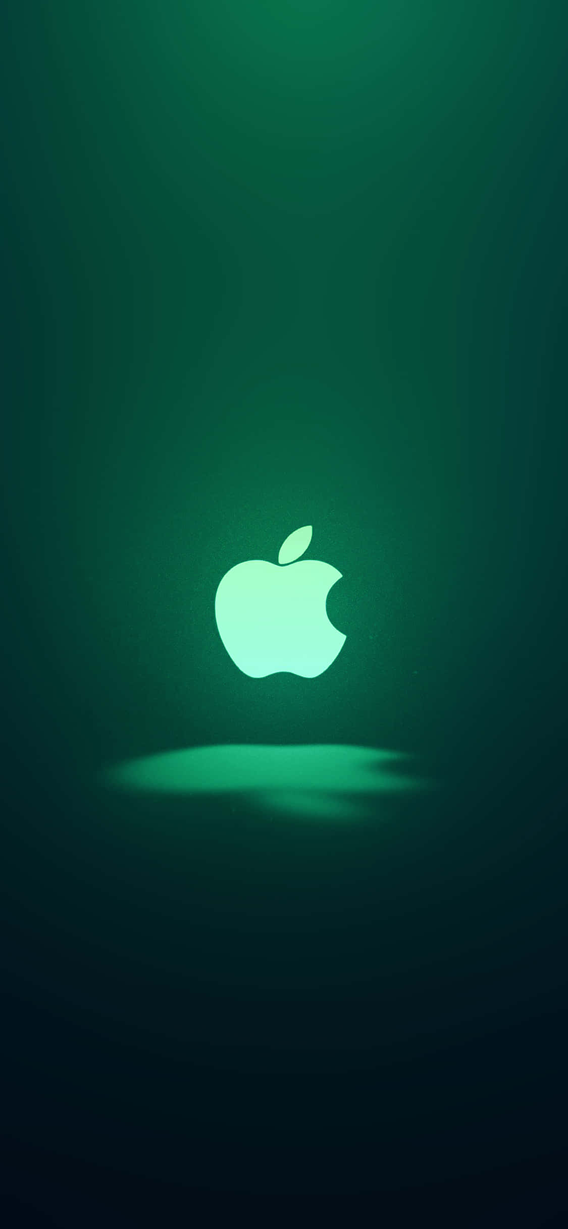 Ikoninen iPhone 11 vihreä Apple-logo Taustakuvat