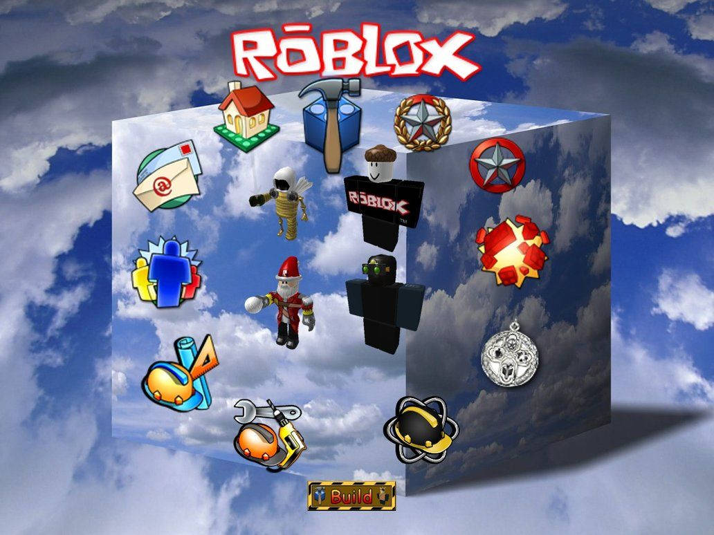Upea taustakuva Roblox-verkkopelin ikoneista