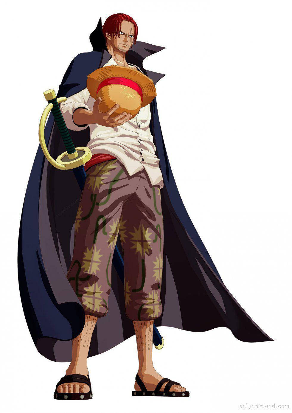 Ikoninen Olkihattu Shanks One Piece Taustakuvat
