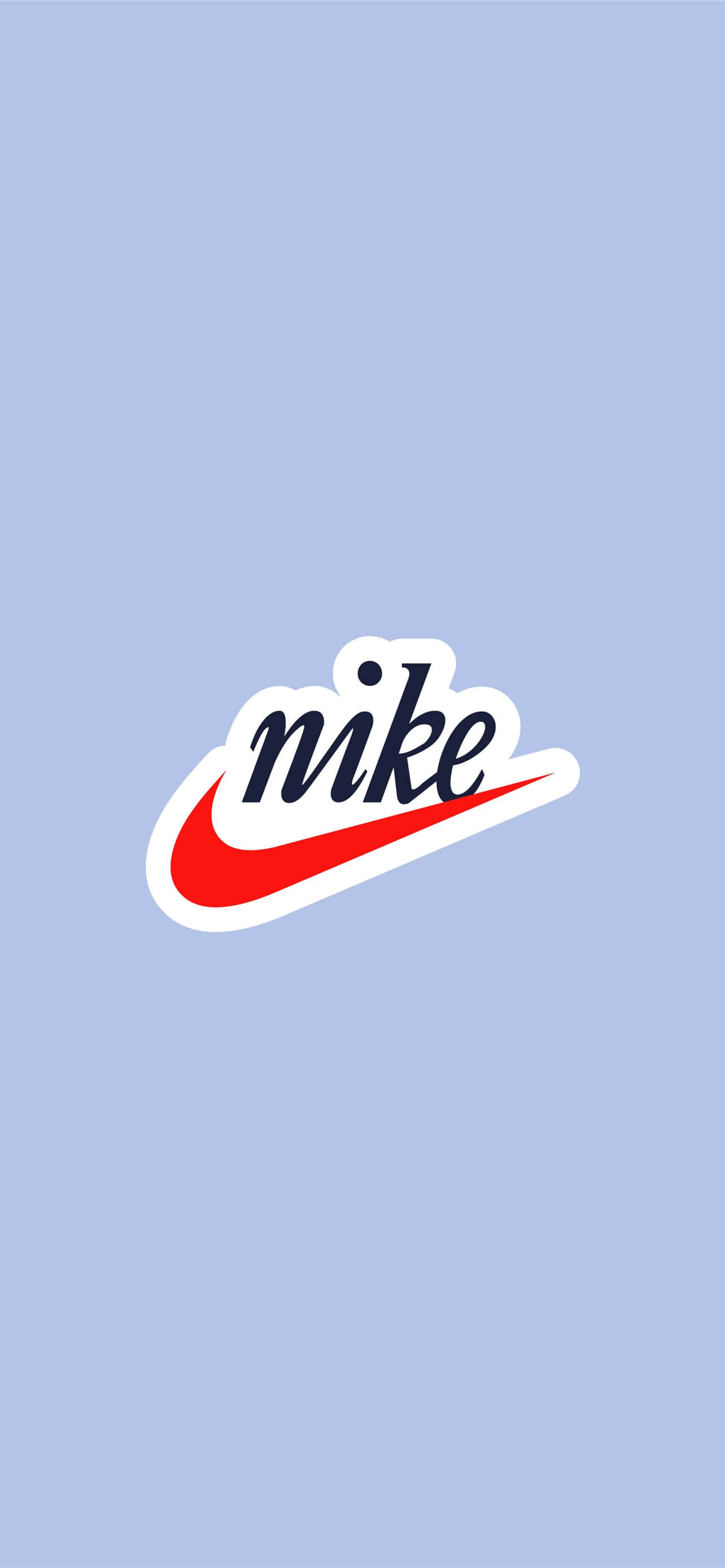 Ikoninen sininen Nike-logo Taustakuvat