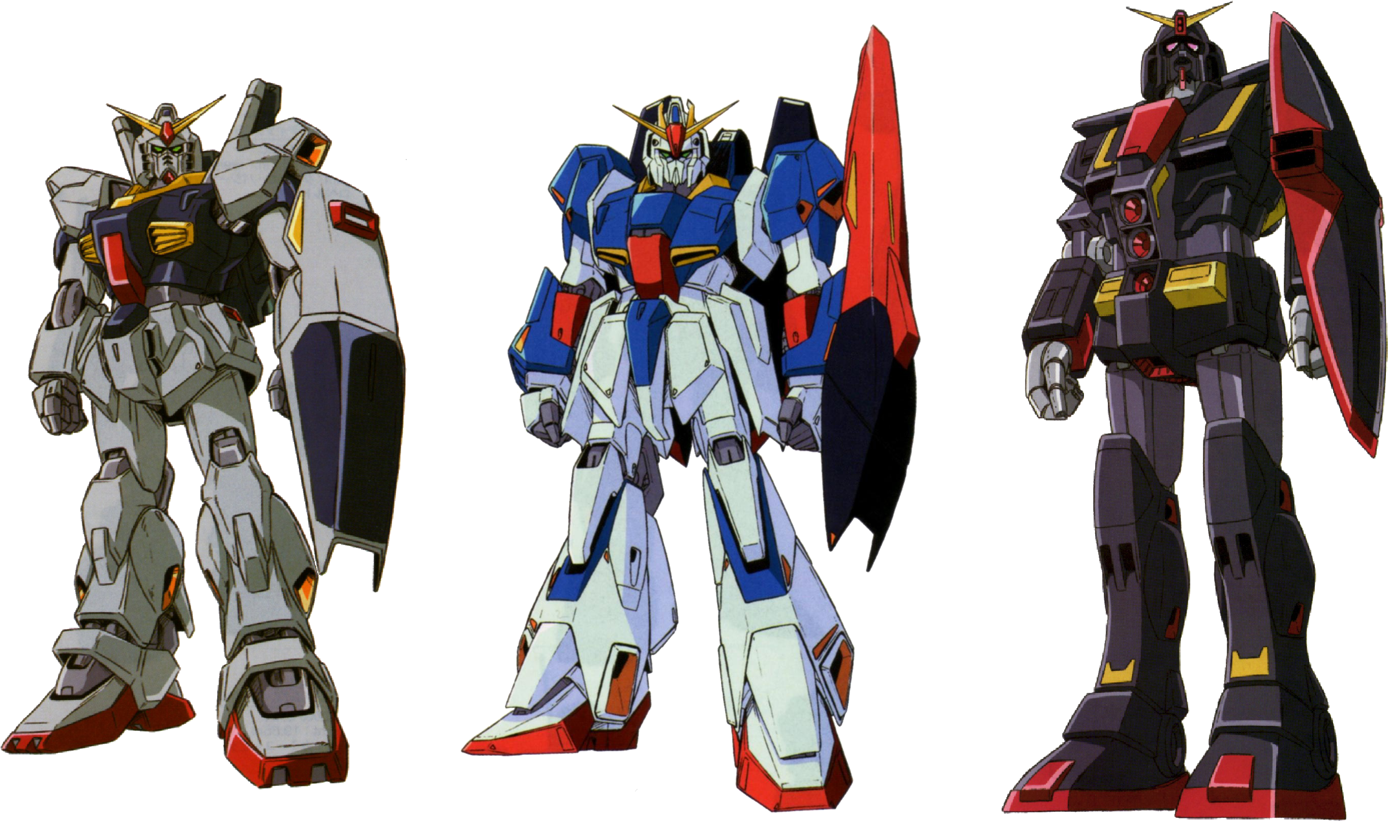 Ikoniset Gundam-konekolmiot Taustakuvat