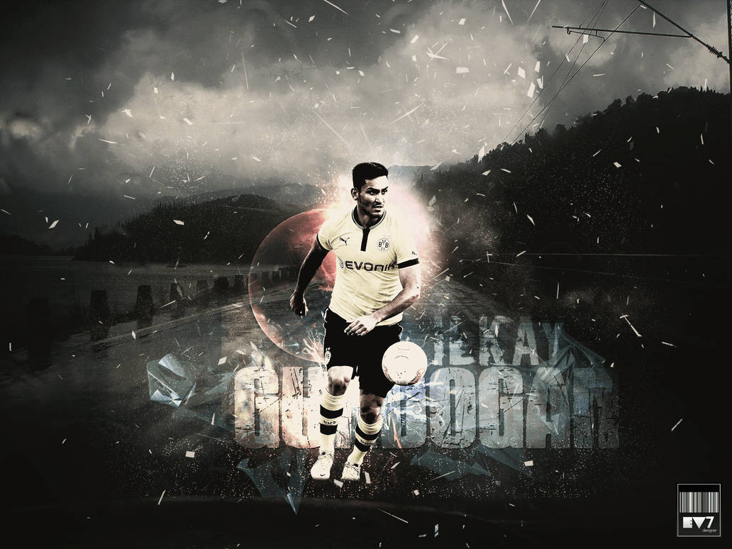 Ilkay Gundogan mustavalkoinen kuva Taustakuvat