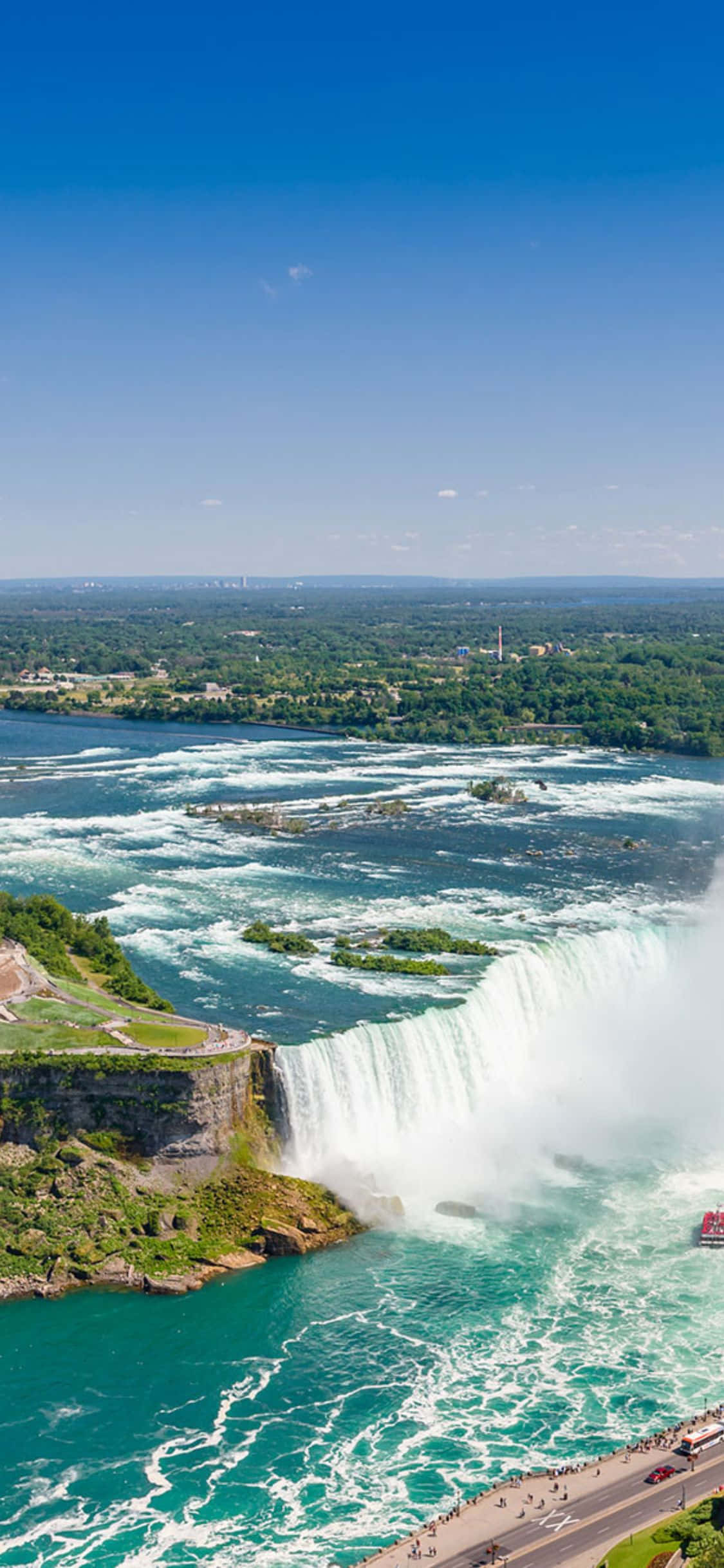 Ilmakuva iPhone X Niagara Putoukset Taustakuva Taustakuvat