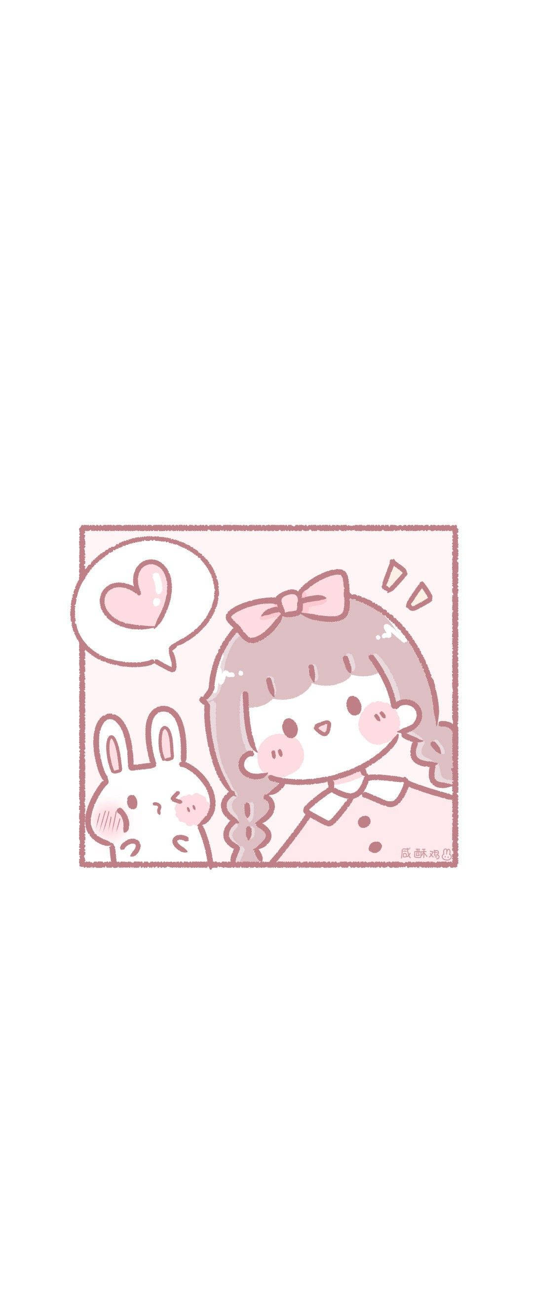 Iloinen karhu söpöllä kawaii-estetiikalla Taustakuvat