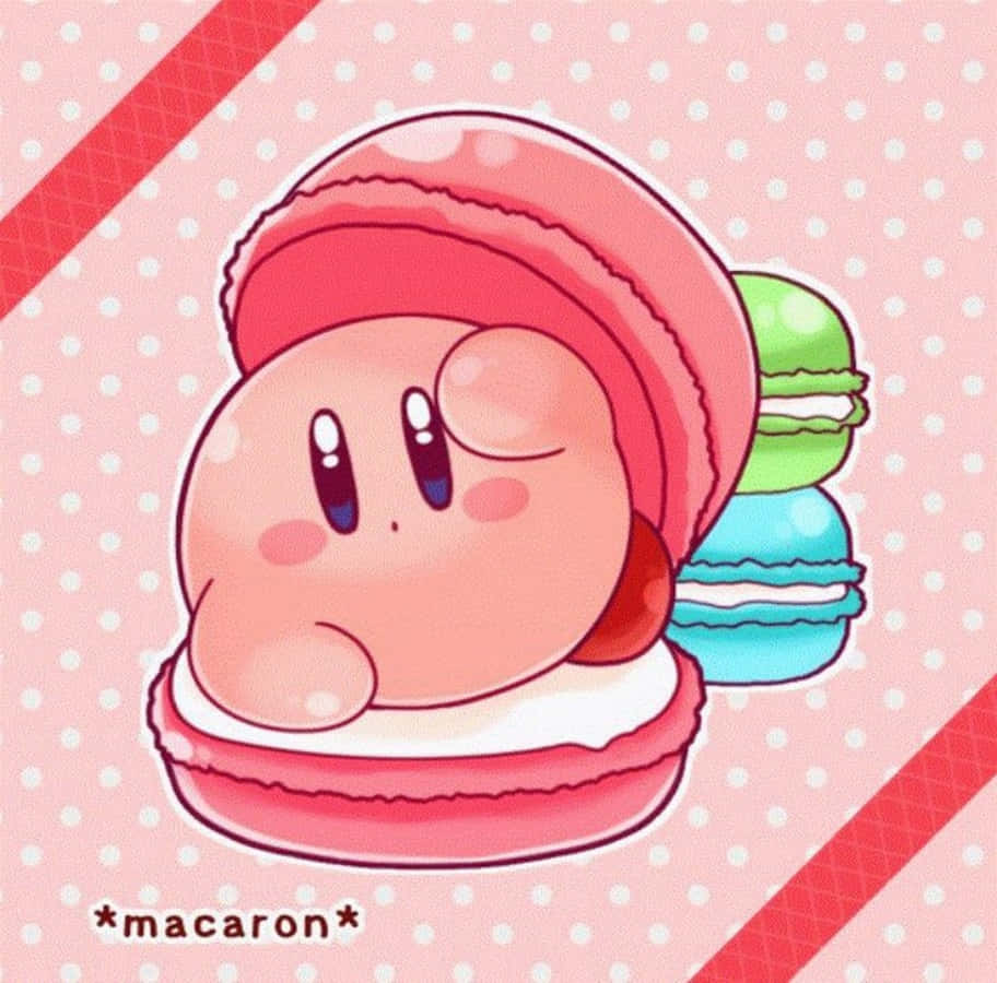 Iloinen Kirby valmiina tutkimaan maailmaa Taustakuvat