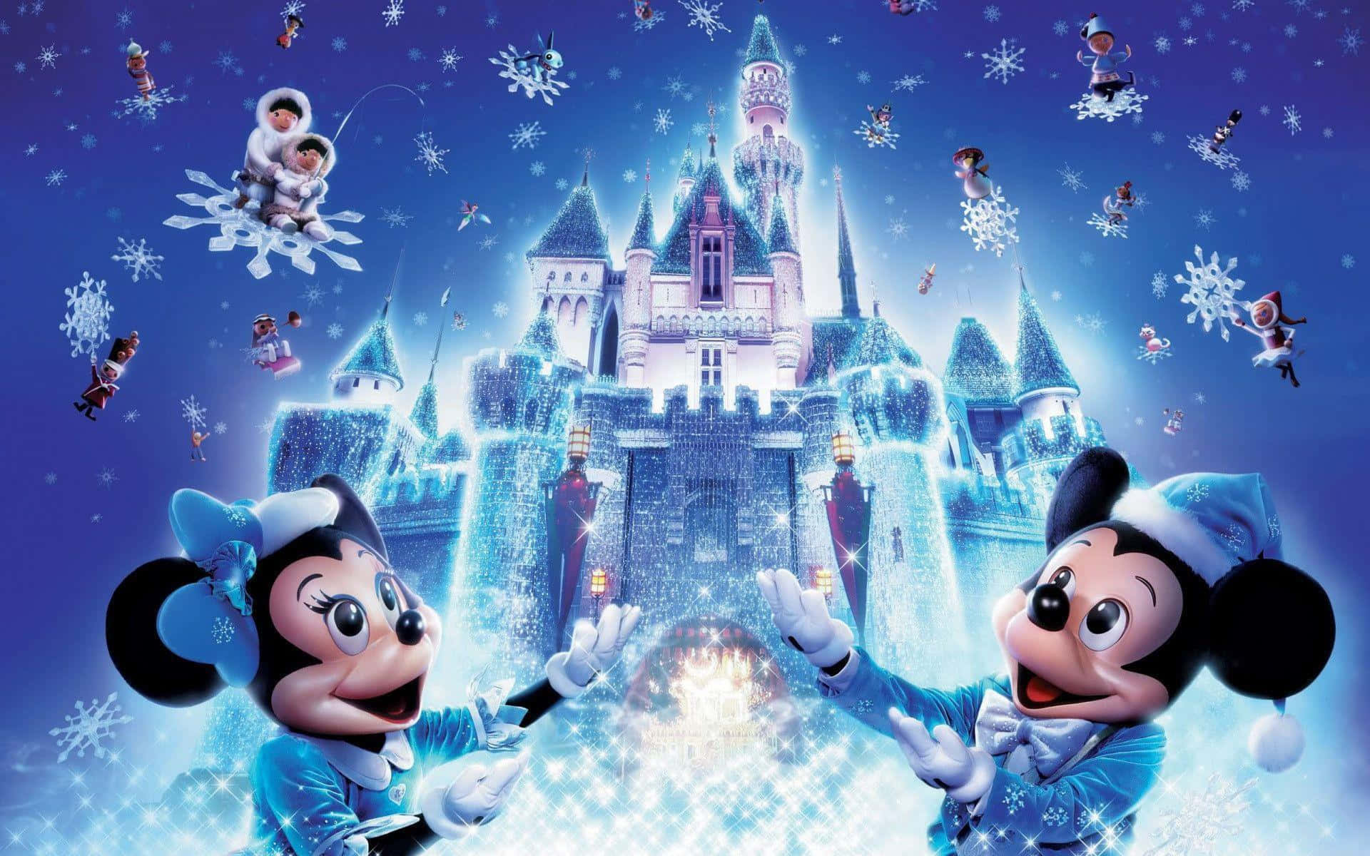 Iloisia muistoja Lumikin kanssa Disney-jouluna Taustakuvat