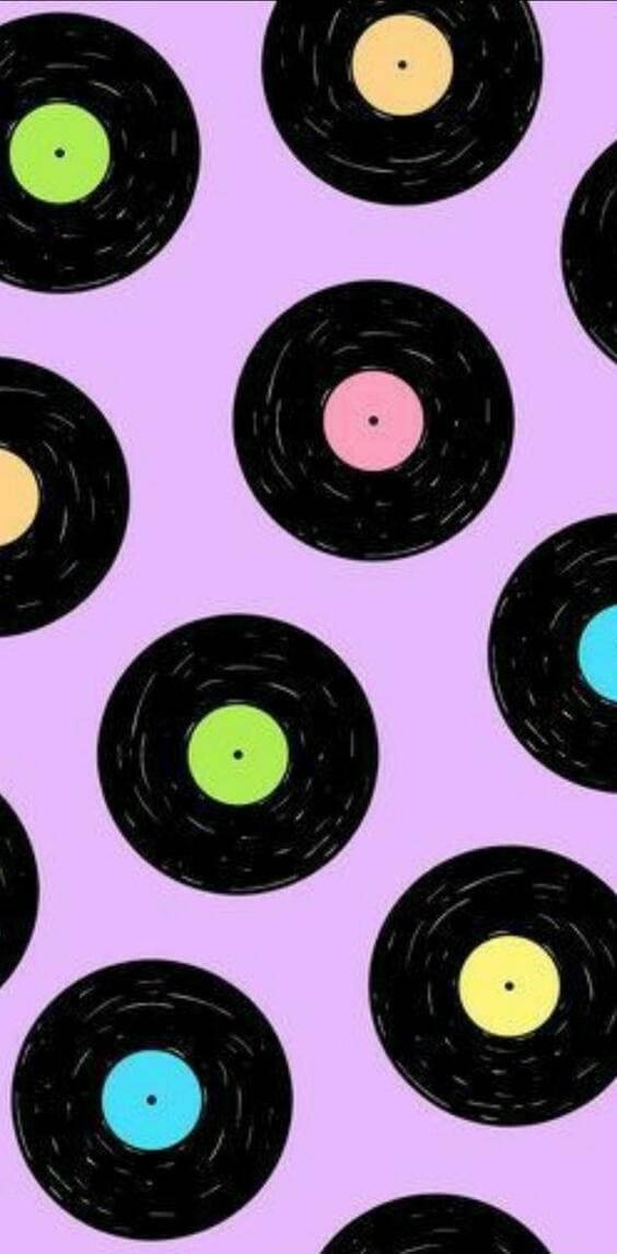 Indie Kid -estetiikka musta minimalistinen levy Taustakuvat