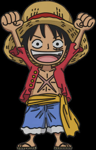 Innostunut animehahmo Luffy Taustakuvat