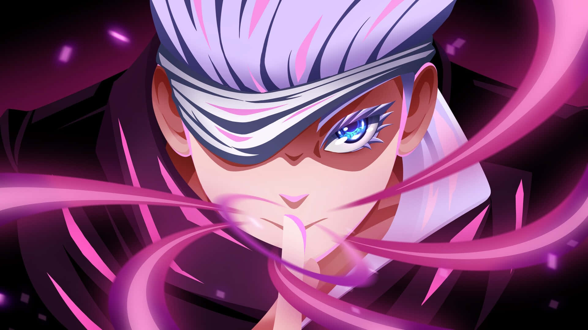 Innovatiivinen violetti anime-tausta Taustakuvat