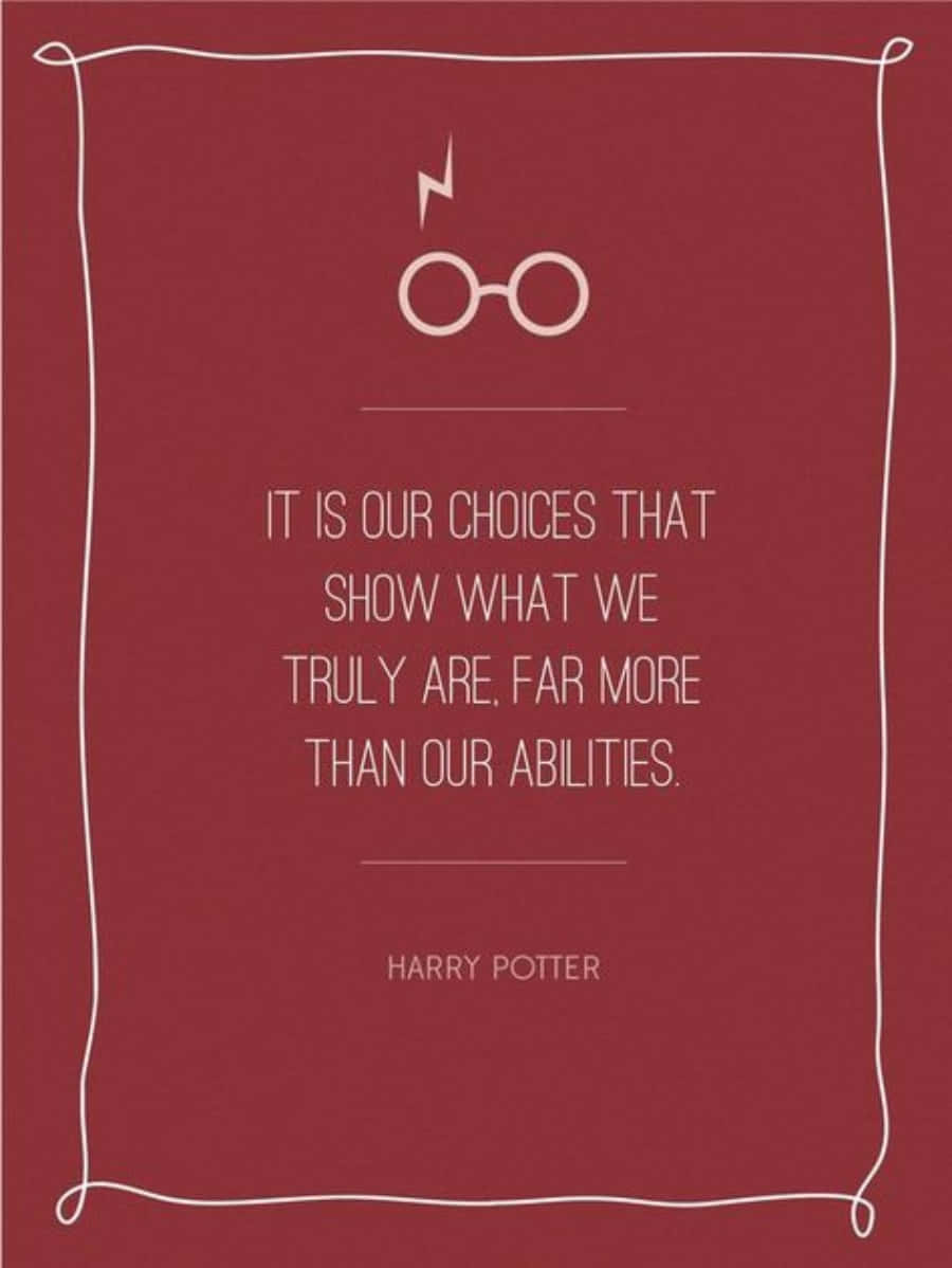 Inspiroiva Harry Potter -sitaattitaustakuva Taustakuvat