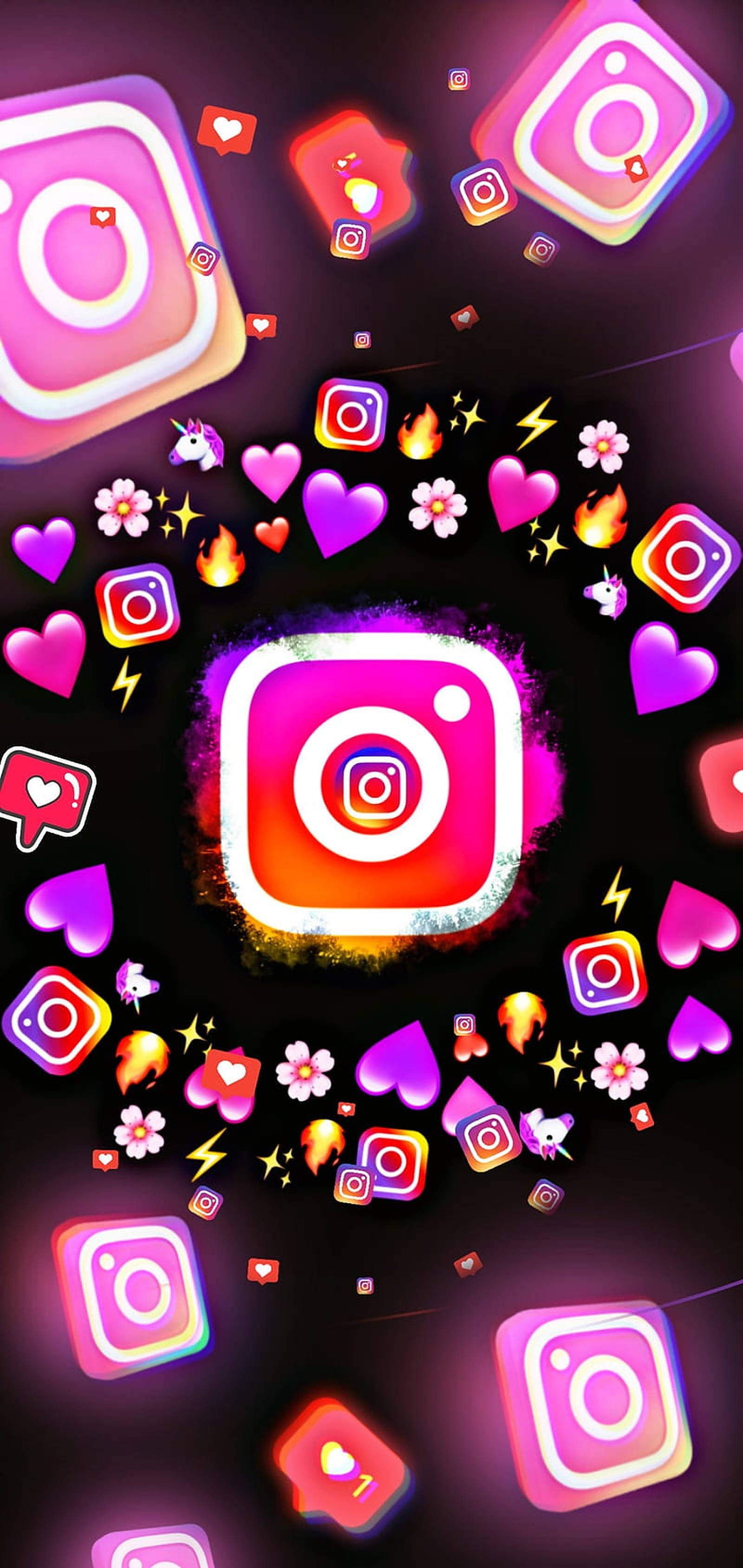 Instagram Kuvake Ja Emojit Taustakuvat