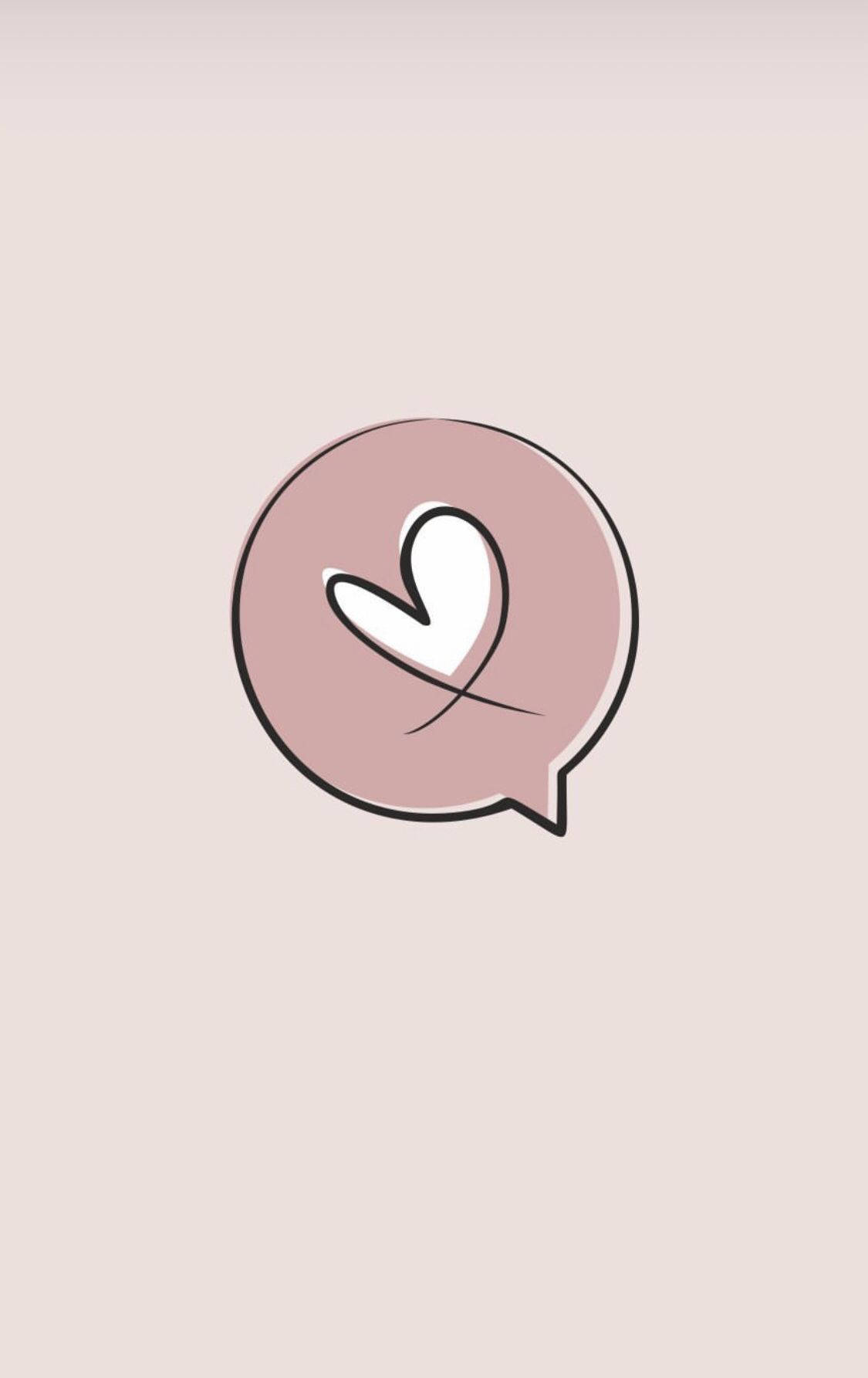 Instagram-tarinan puhekupla sydän Taustakuvat