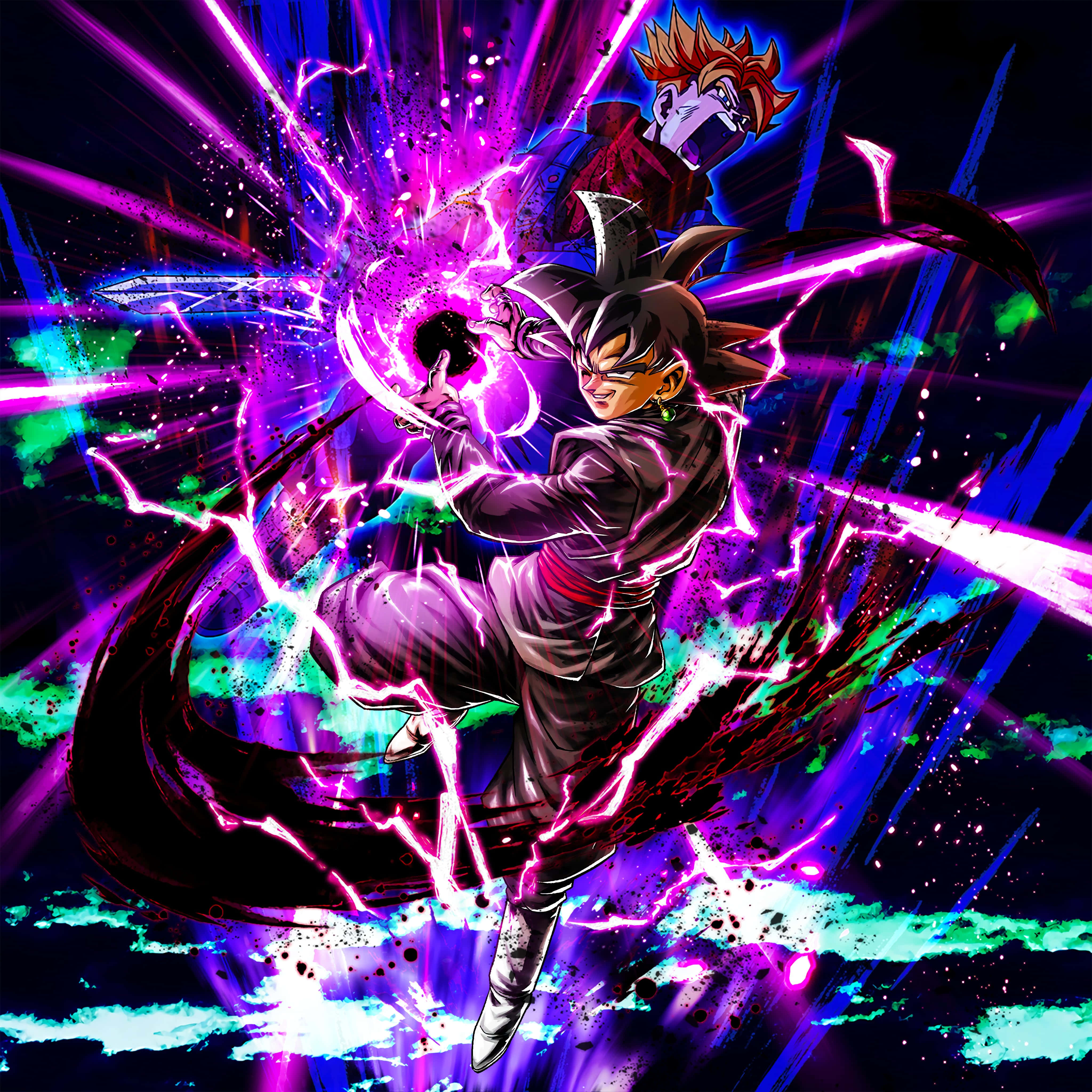 Intensiivinen Goku Black taisteluasennossa Taustakuvat