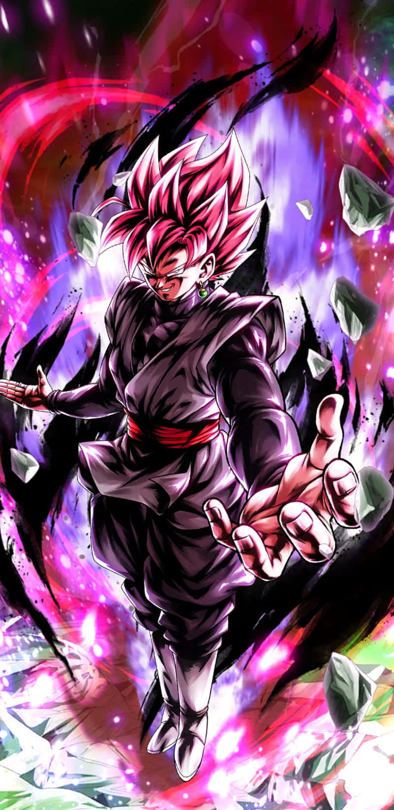 Intensiivinen ja voimakas Goku Black päästää valloilleen raivokkaan energiansa Taustakuvat