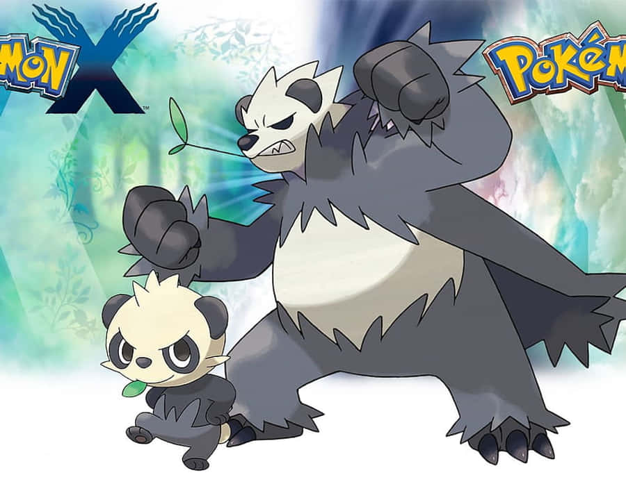 Intensiivinen taisteluhetki Panchamin ja Pangoron kanssa, Pokemon X ja Y Taustakuvat