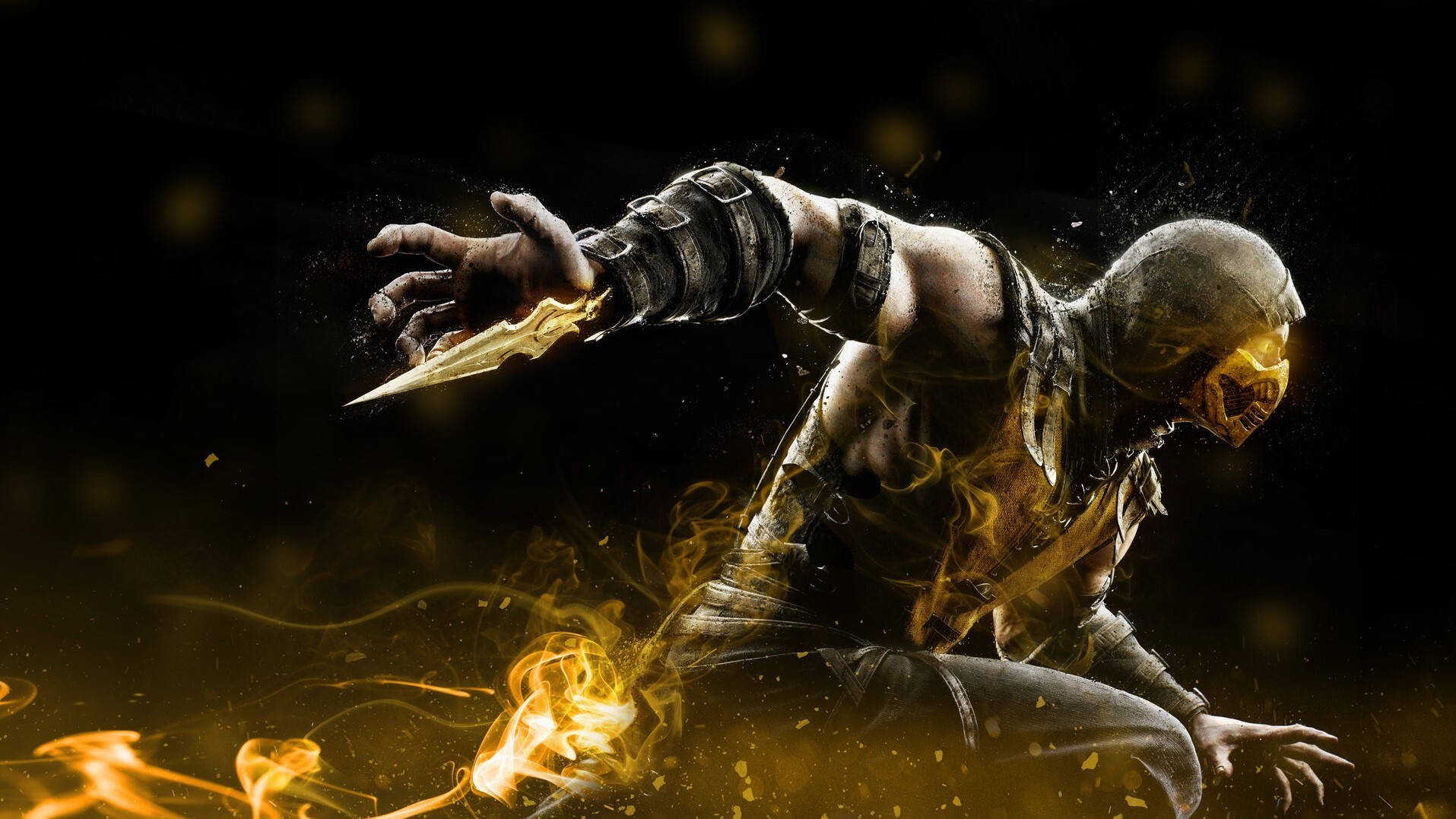 Interaktiivinen Mortal Kombat -taideteos Taustakuvat