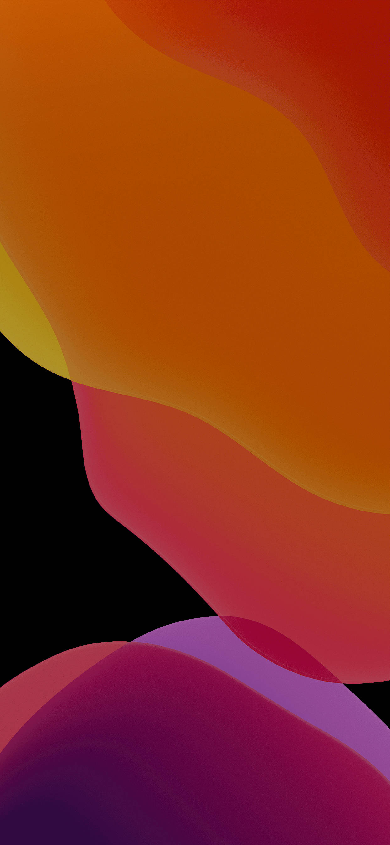 iOS 13 Tumma Oranssi Taustakuvat