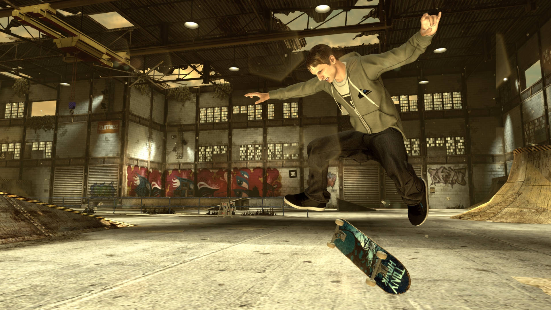 iPad Pro Tony Hawk Hylätyllä Skeittirinteellä Taustakuvat