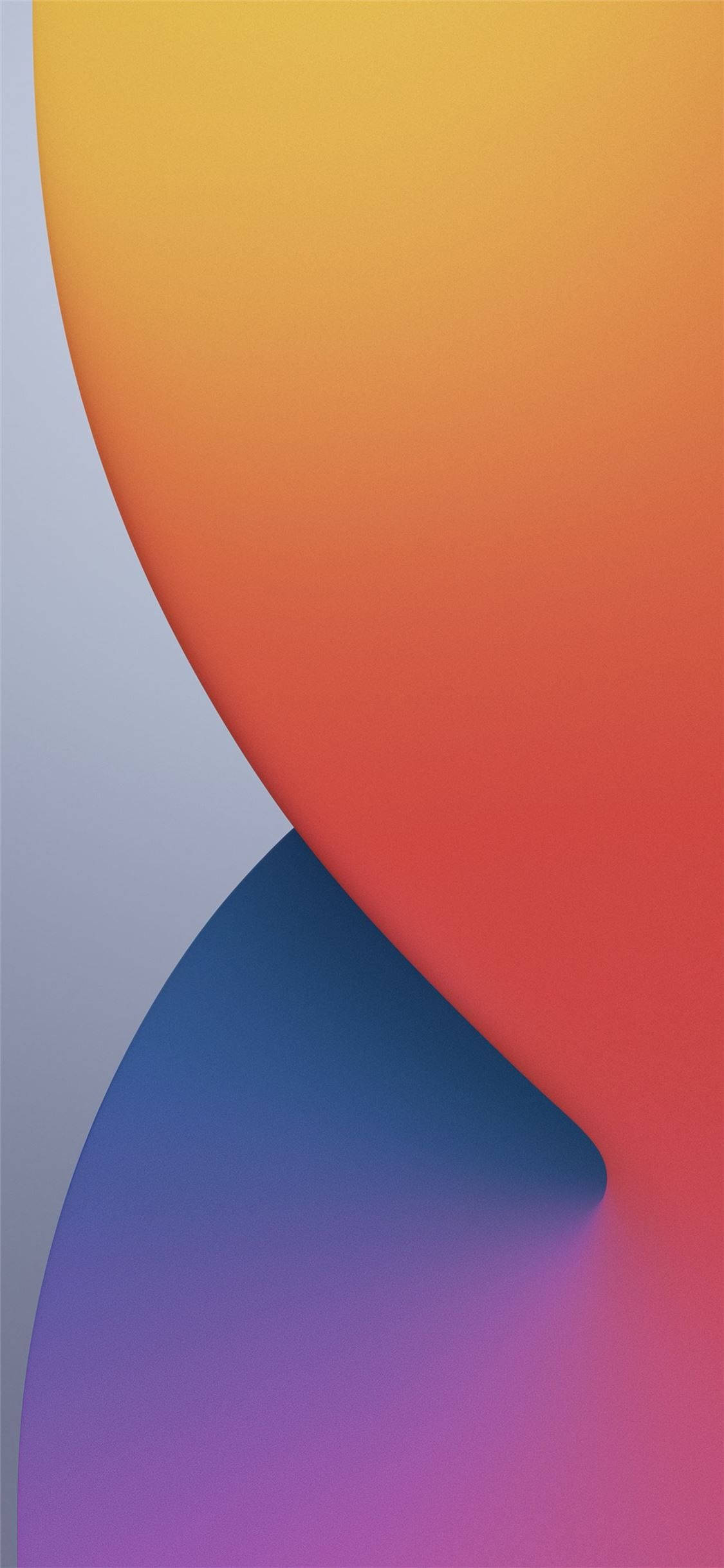 iPhone 12 Stock Oranssi Violetti Taustakuvat
