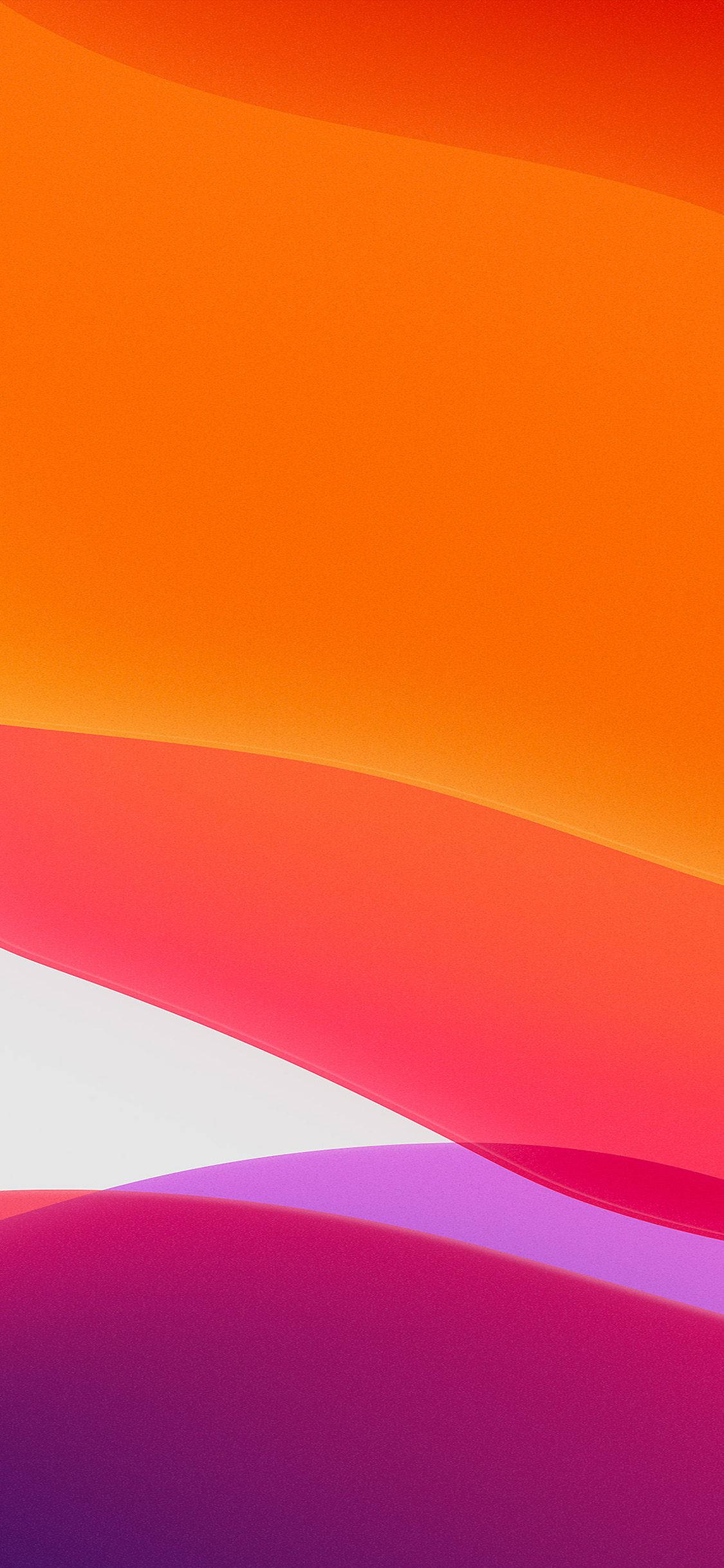 iPhone 13 iOS Pink Orange Abstract Taustakuvat