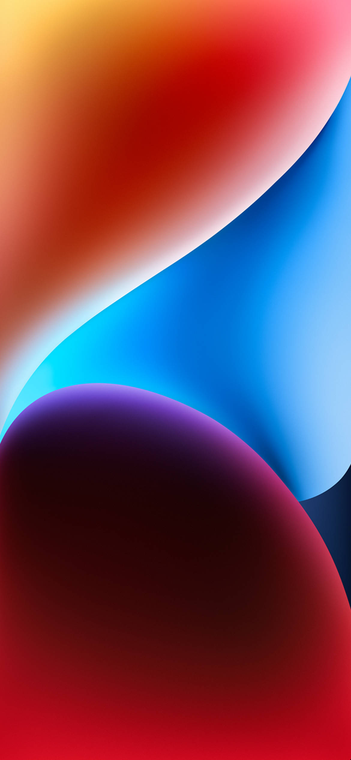 iPhone 14 tummanpunainen soikio Taustakuvat