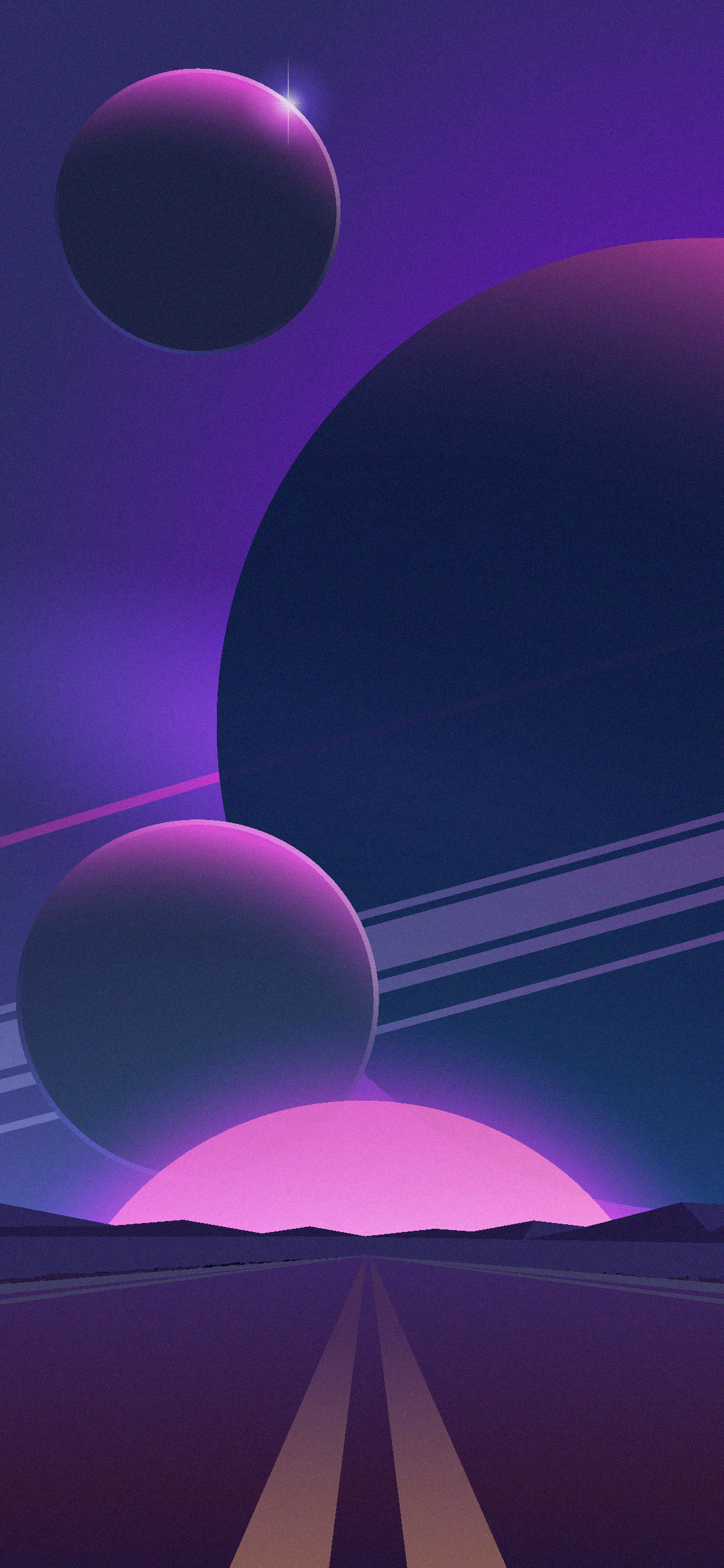 iPhone 7 Plus Space Planet Digital Taustakuvat