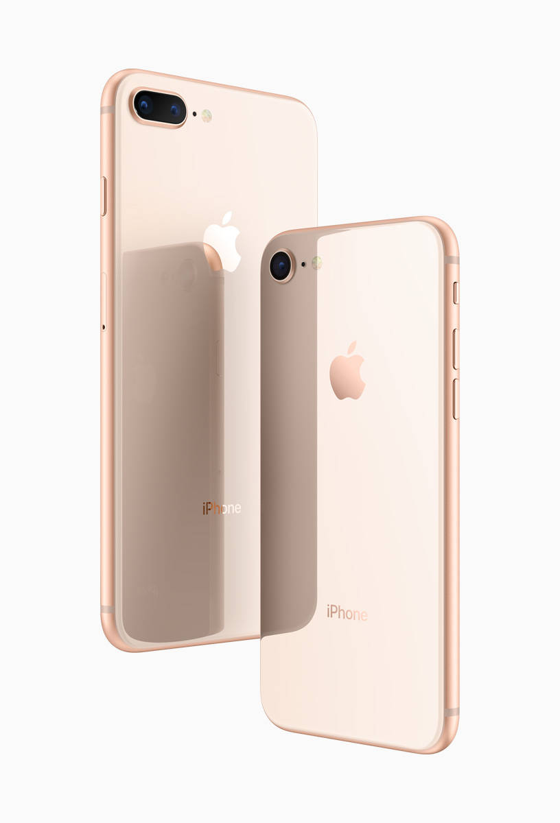 iPhone 8 Rose Gold Taustakuvat