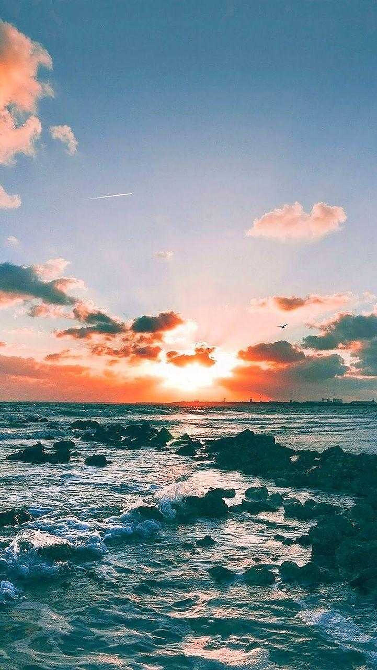 iPhone Aesthetic Auringonlasku Taustakuvat