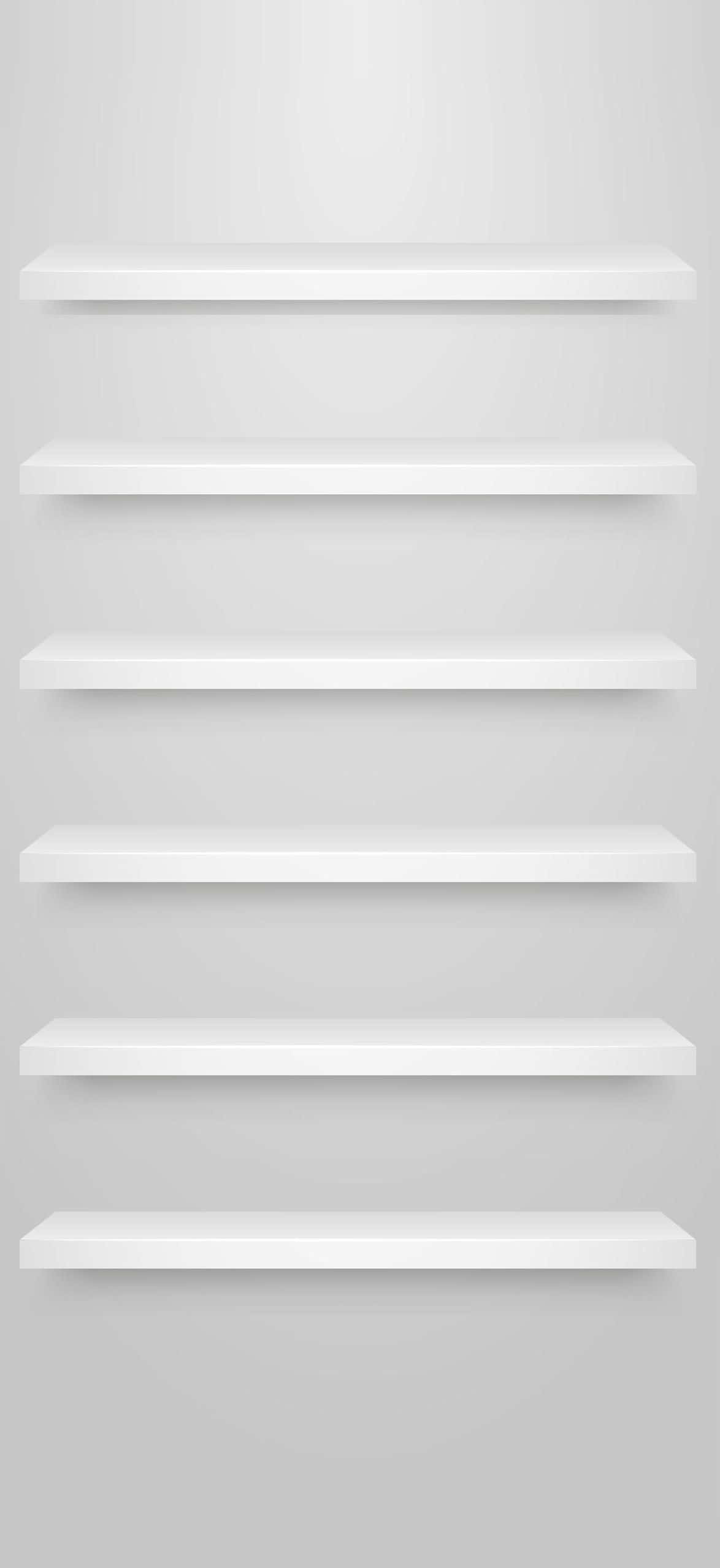 iPhone Valkoiset Hyllyt Taustakuvat
