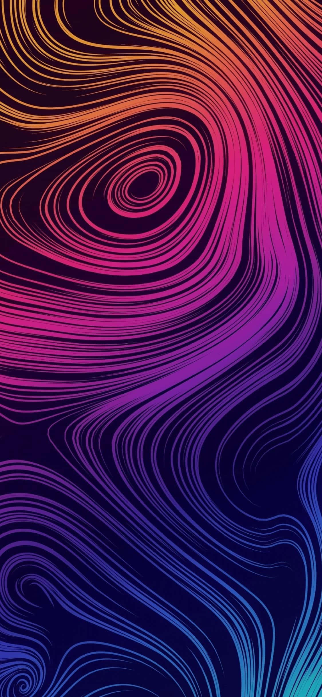 iPhone X Abstract Swirls Taustakuvat