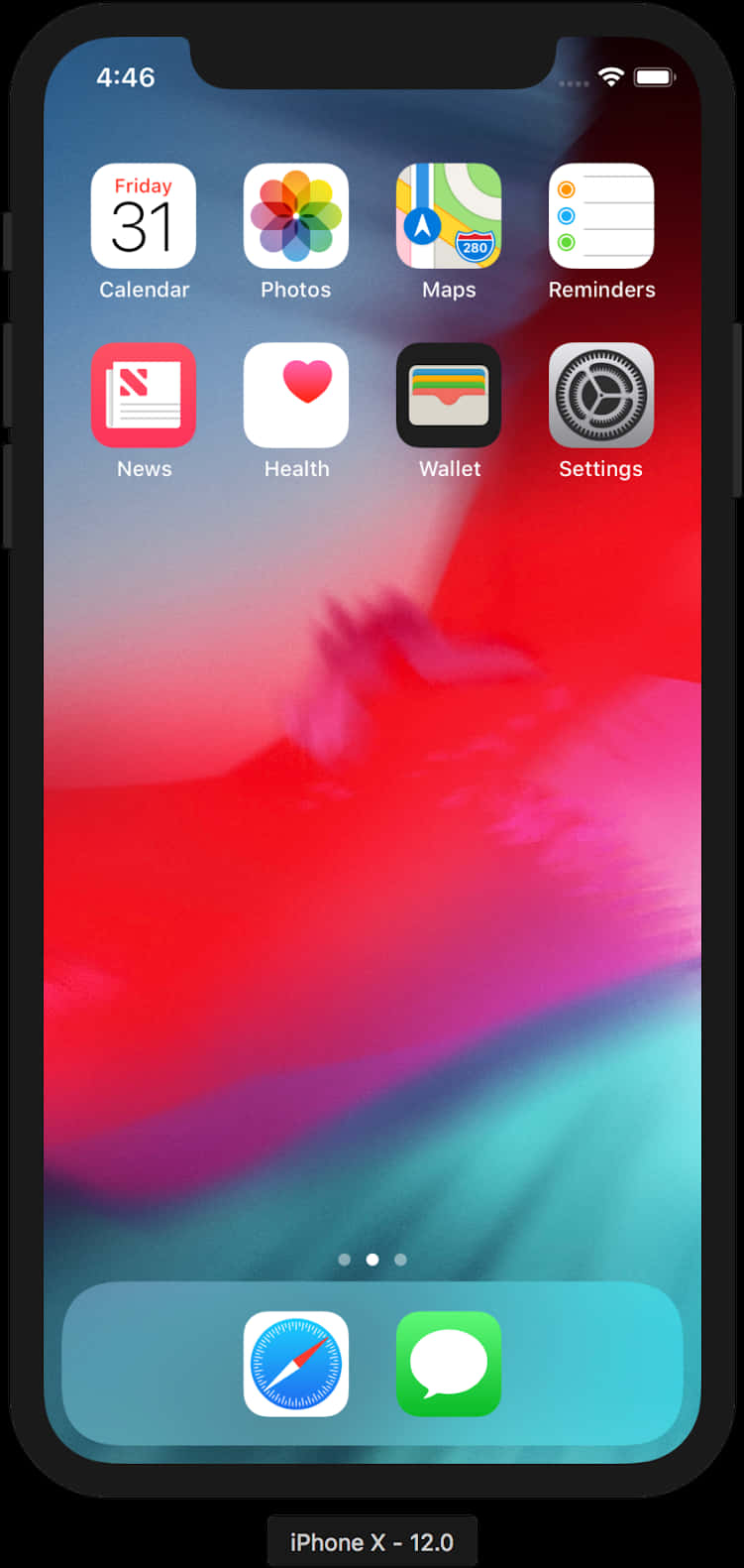iPhone X aloitusnäyttö Taustakuvat