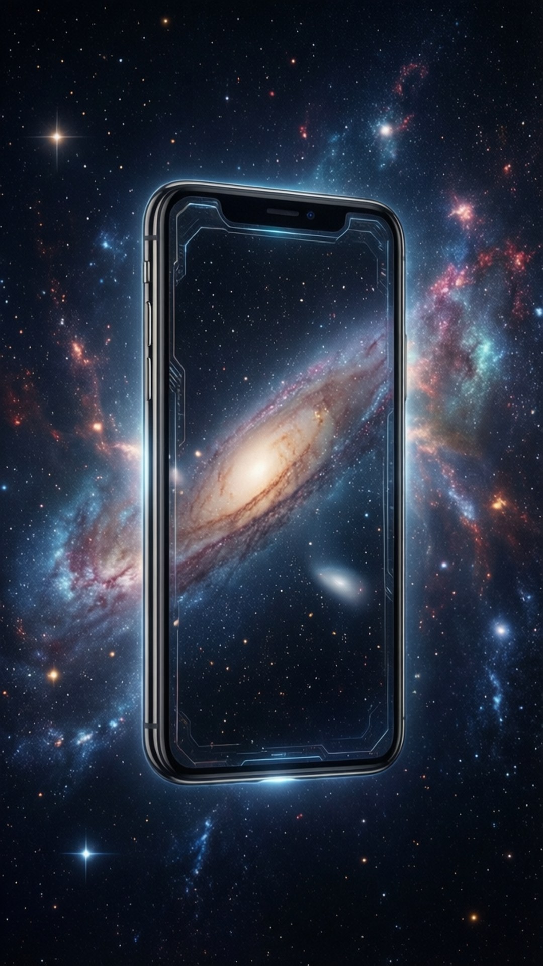 iPhone X avaruudessa Taustakuvat