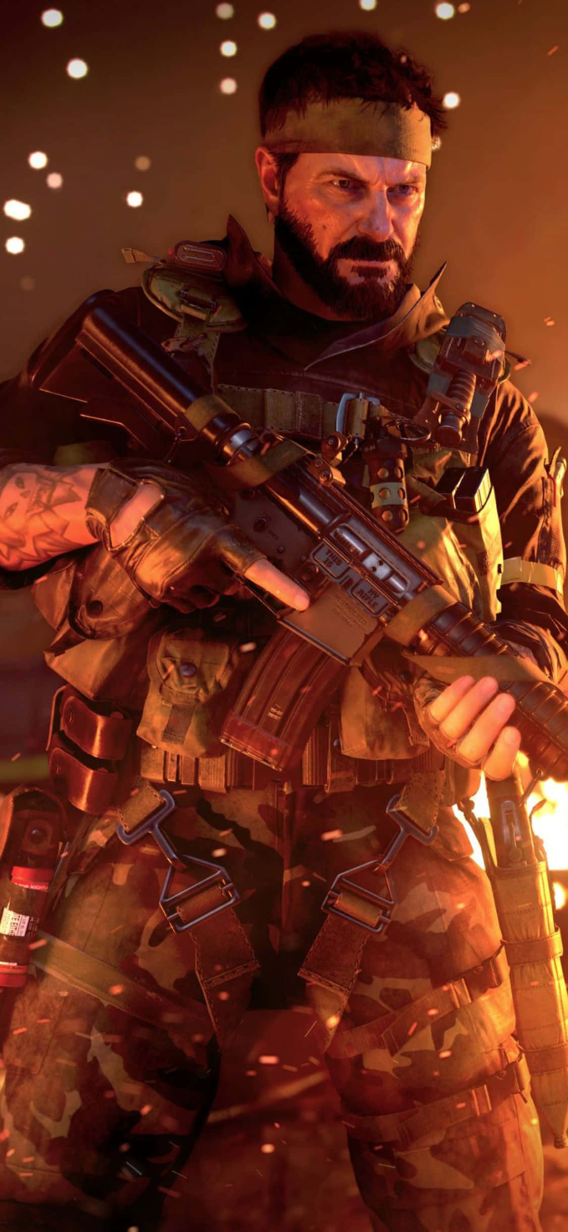iPhone X Call Of Duty Black Ops Cold War -tausta Frank Woods Taustakuvat